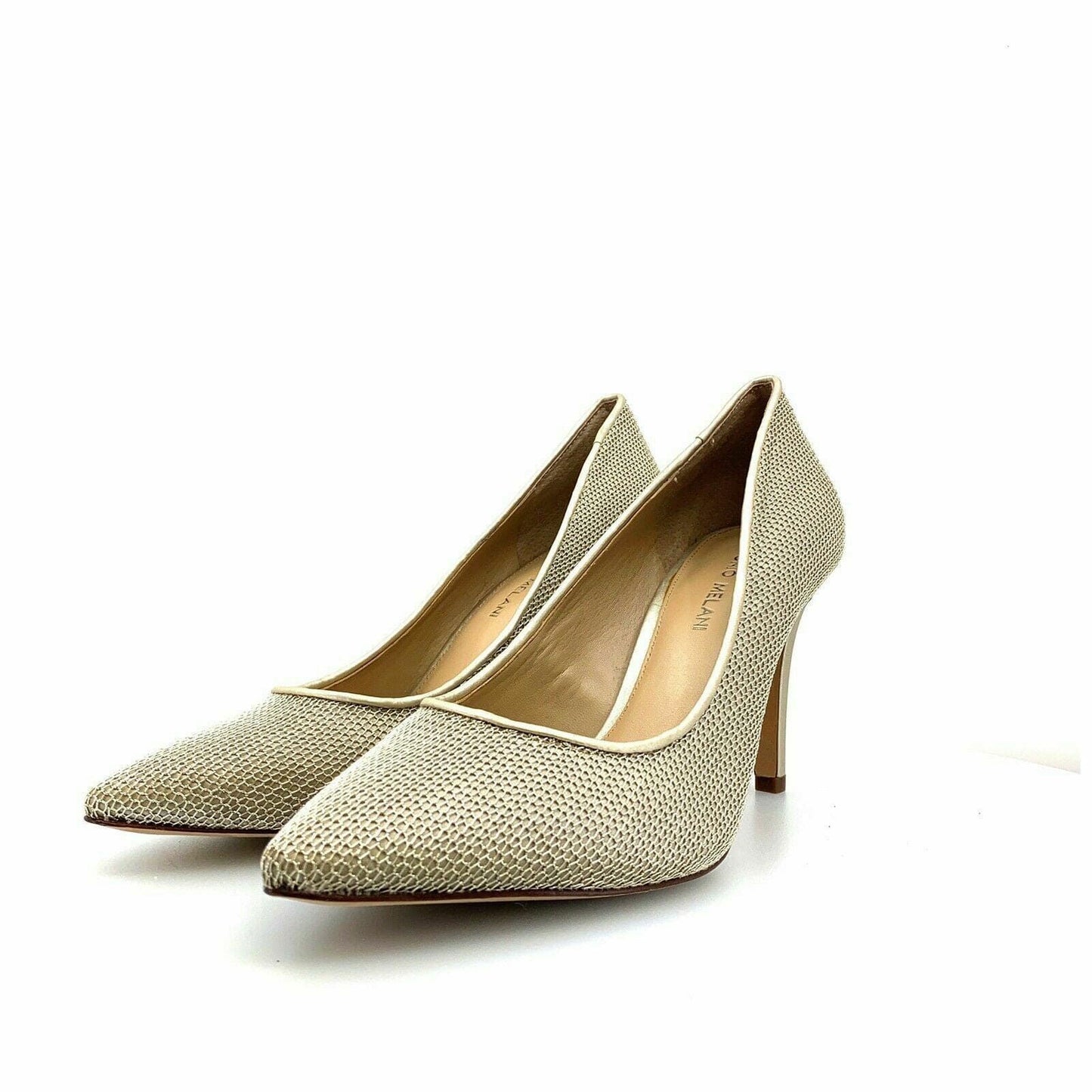 Antonio Melani Womens Melyn Size 8.5M Gold Mesh Pumps Heels - | Buy at Parsimony Shoppes