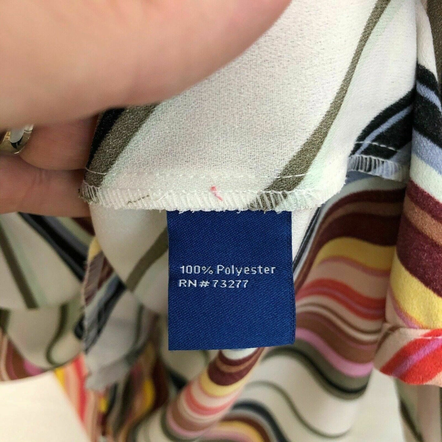 Apt 9 Women Size M Dress Multicolor Striped Functional Pockets S/s - | Buy at Parsimony Shoppes