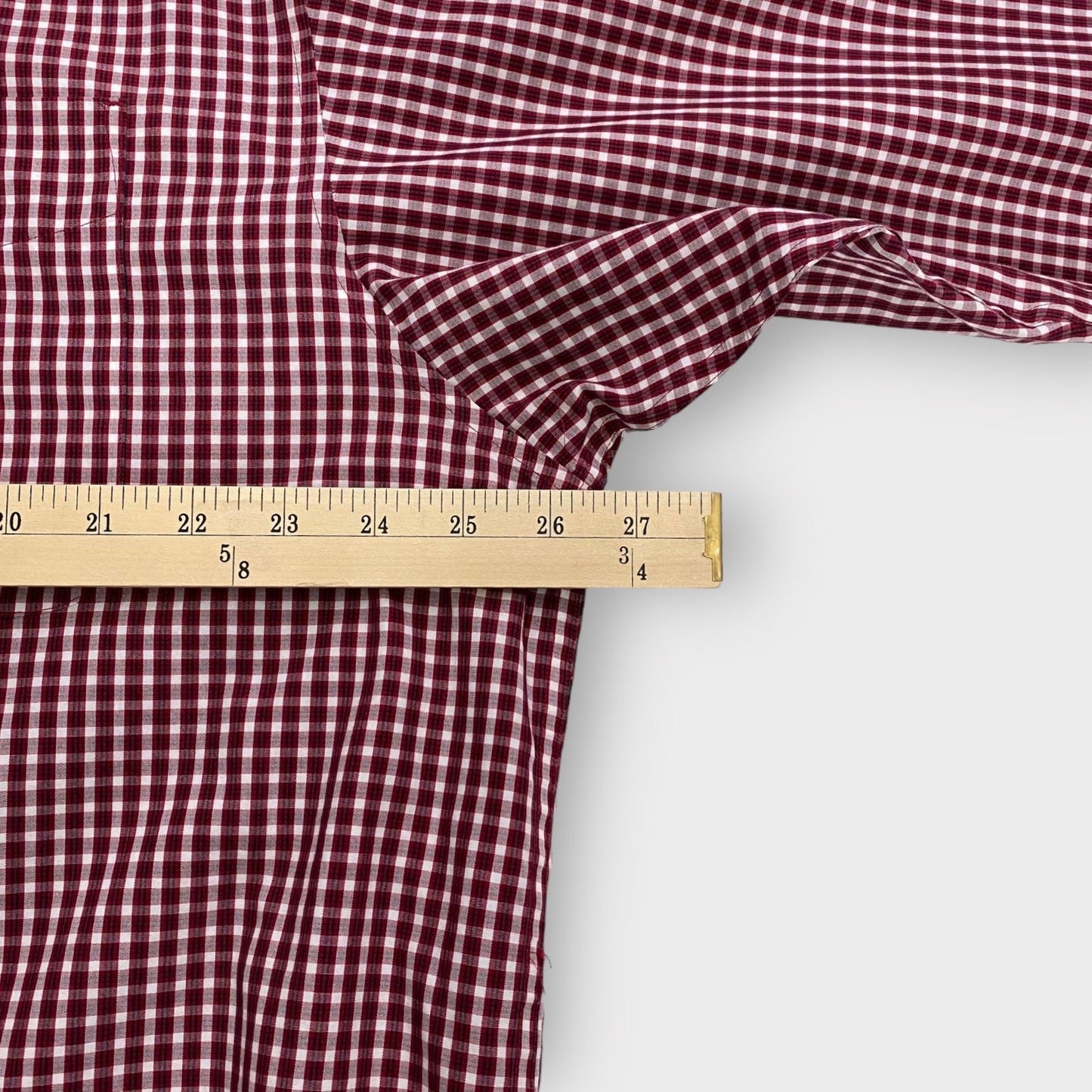 Ariat Mens Button-Down L/s Dress Shirt | XL | Red Plaid | Wrinkle-Free | EUC - | Buy at Parsimony Shoppes
