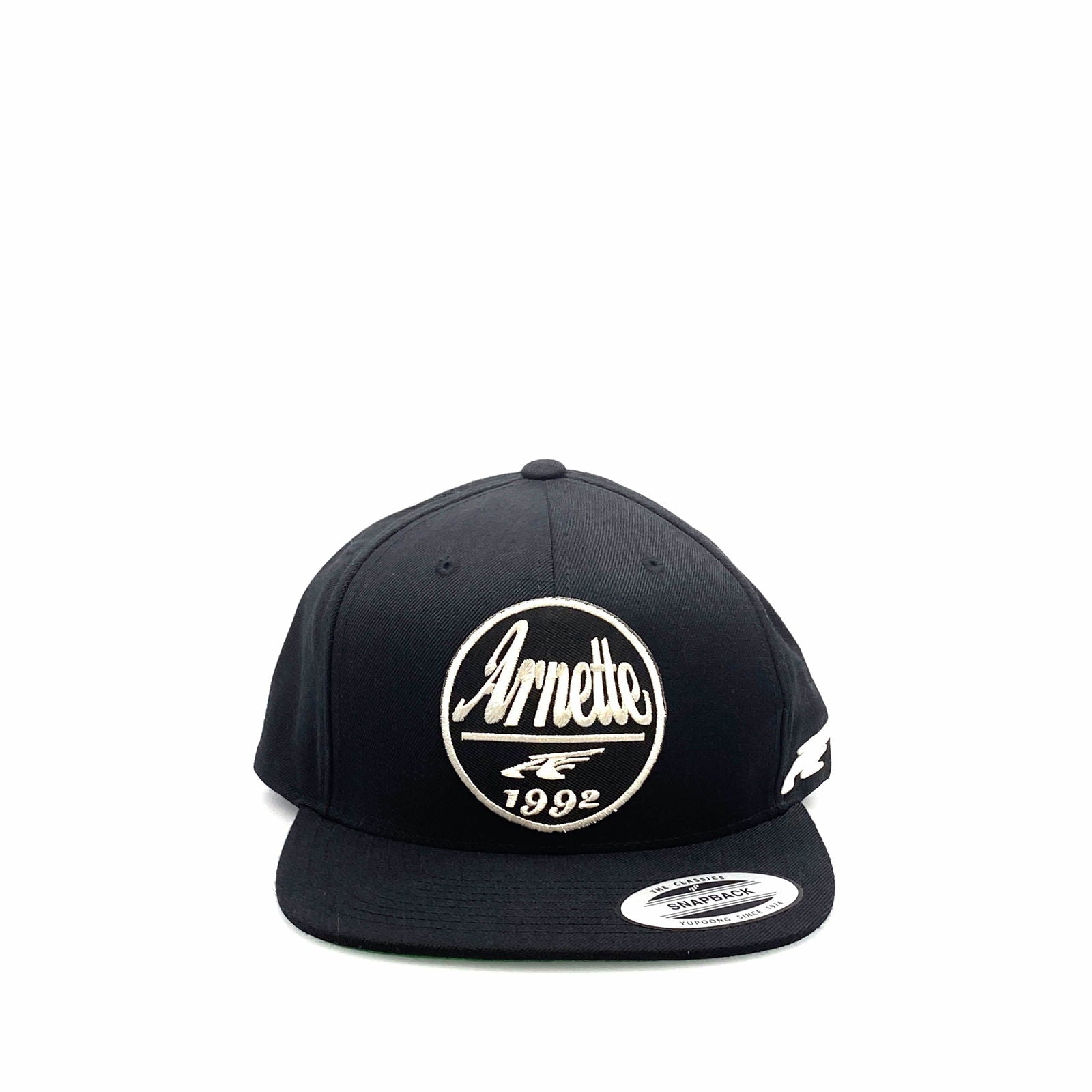 Arnette Mens Black Flat Bill SnapBack Baseball Hat 1992 -  | Buy at Parsimony Shoppes