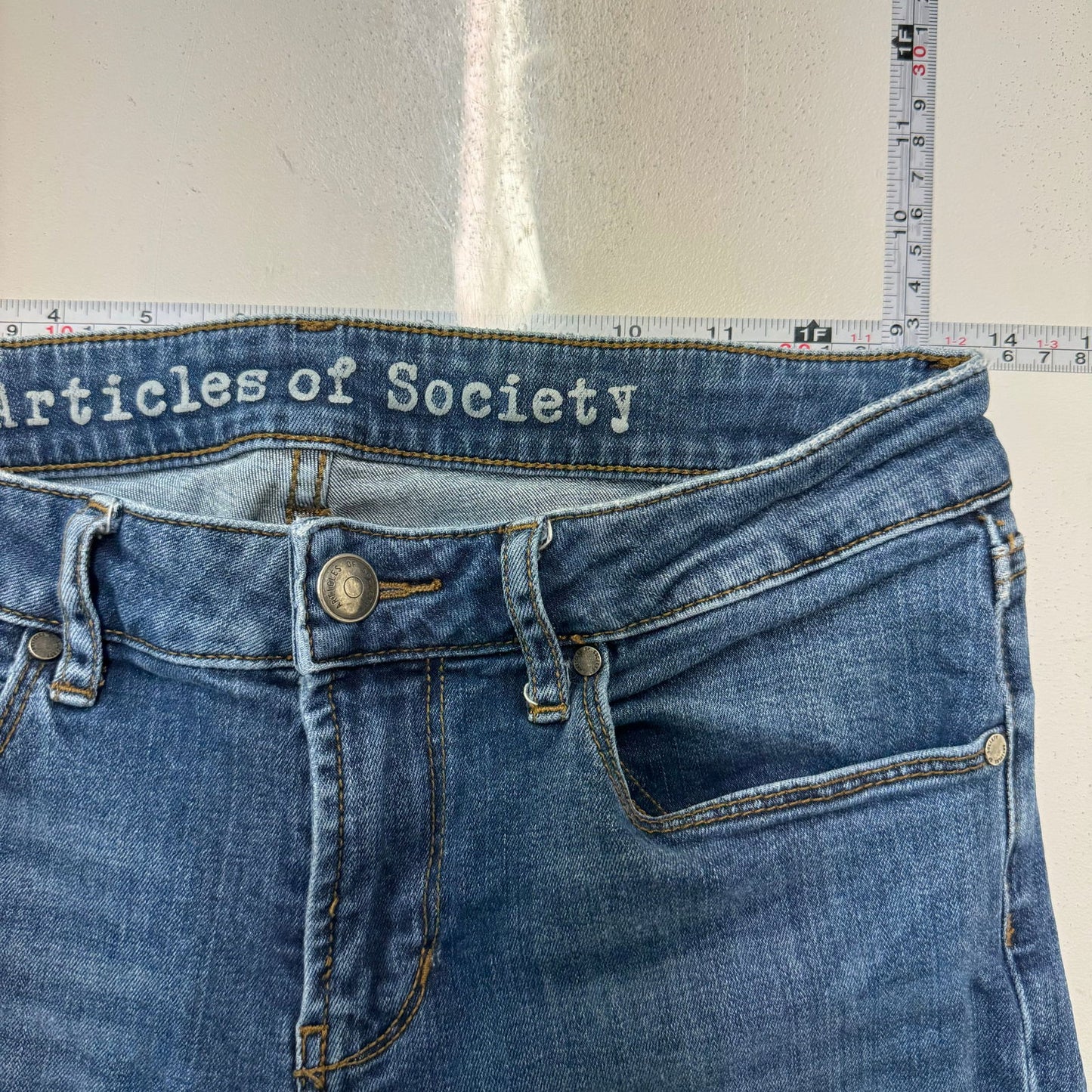 Articles of Society | Womens Skinny Denim Jeans | Color: Blue | Size: 27 | Pre-Owned - | Buy at Parsimony Shoppes