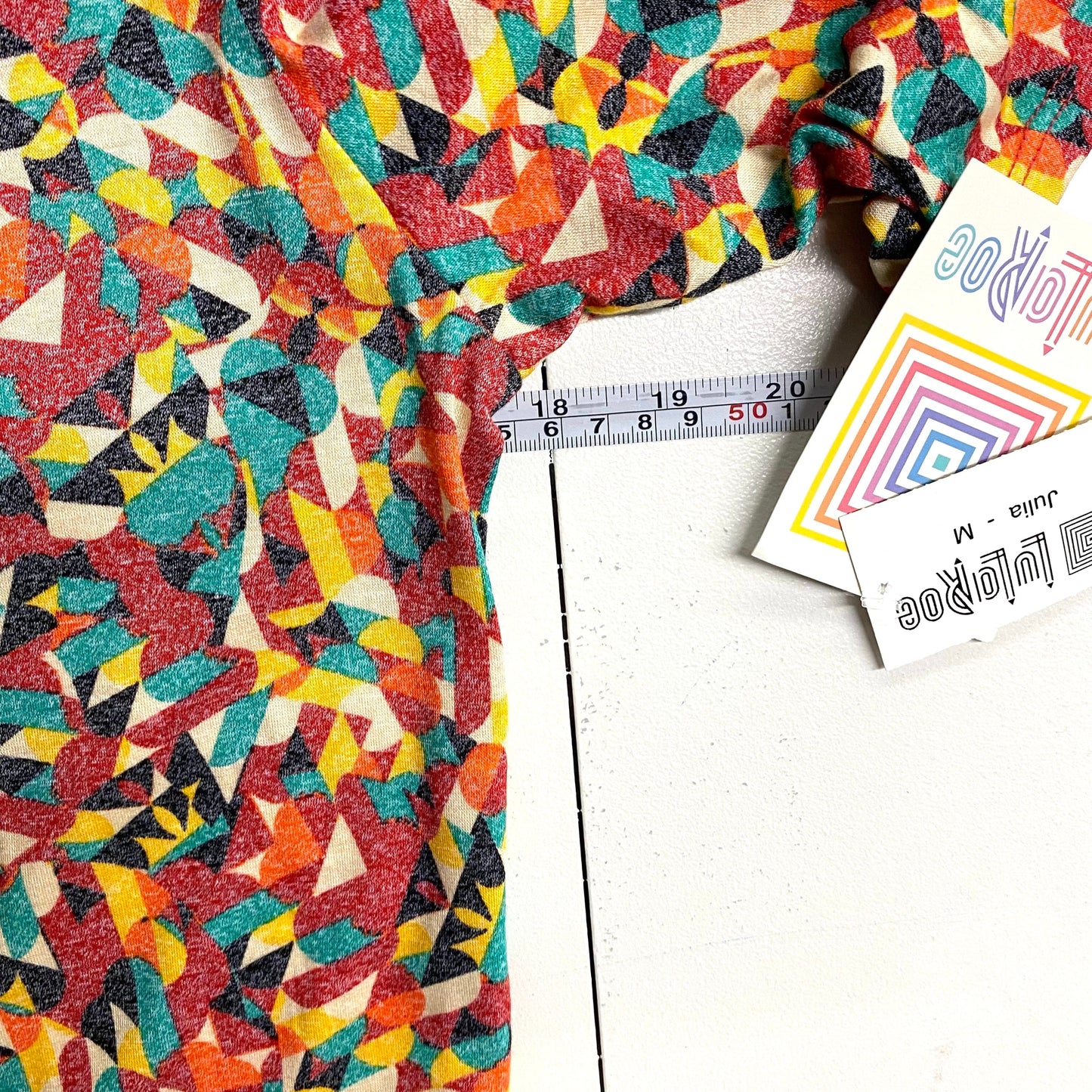 LuLaRoe Julia Bodycon Dress | M (8-10) | Multicolor | Card-Suit | NWT