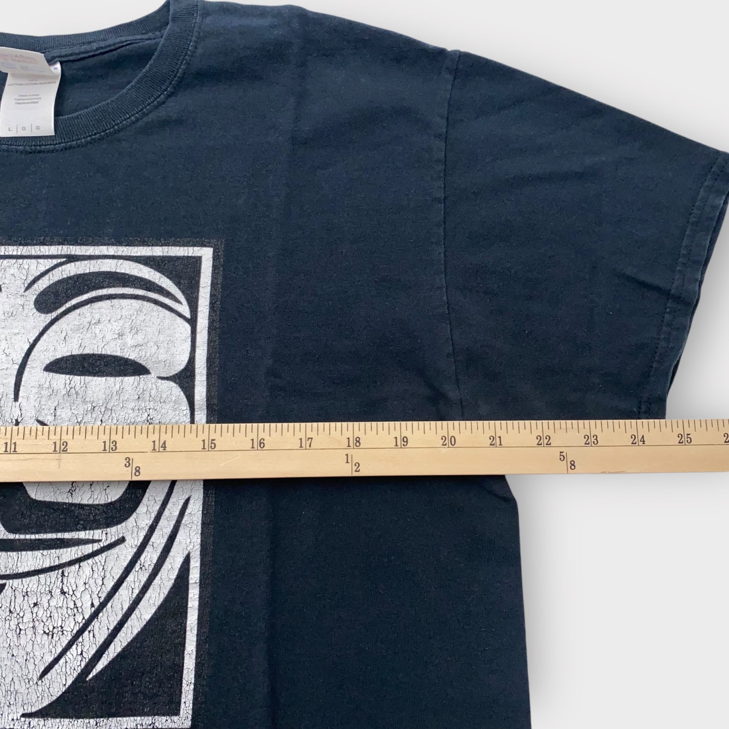 Men's M Black 'Disobey' Guy Fawkes Graphic T-Shirt