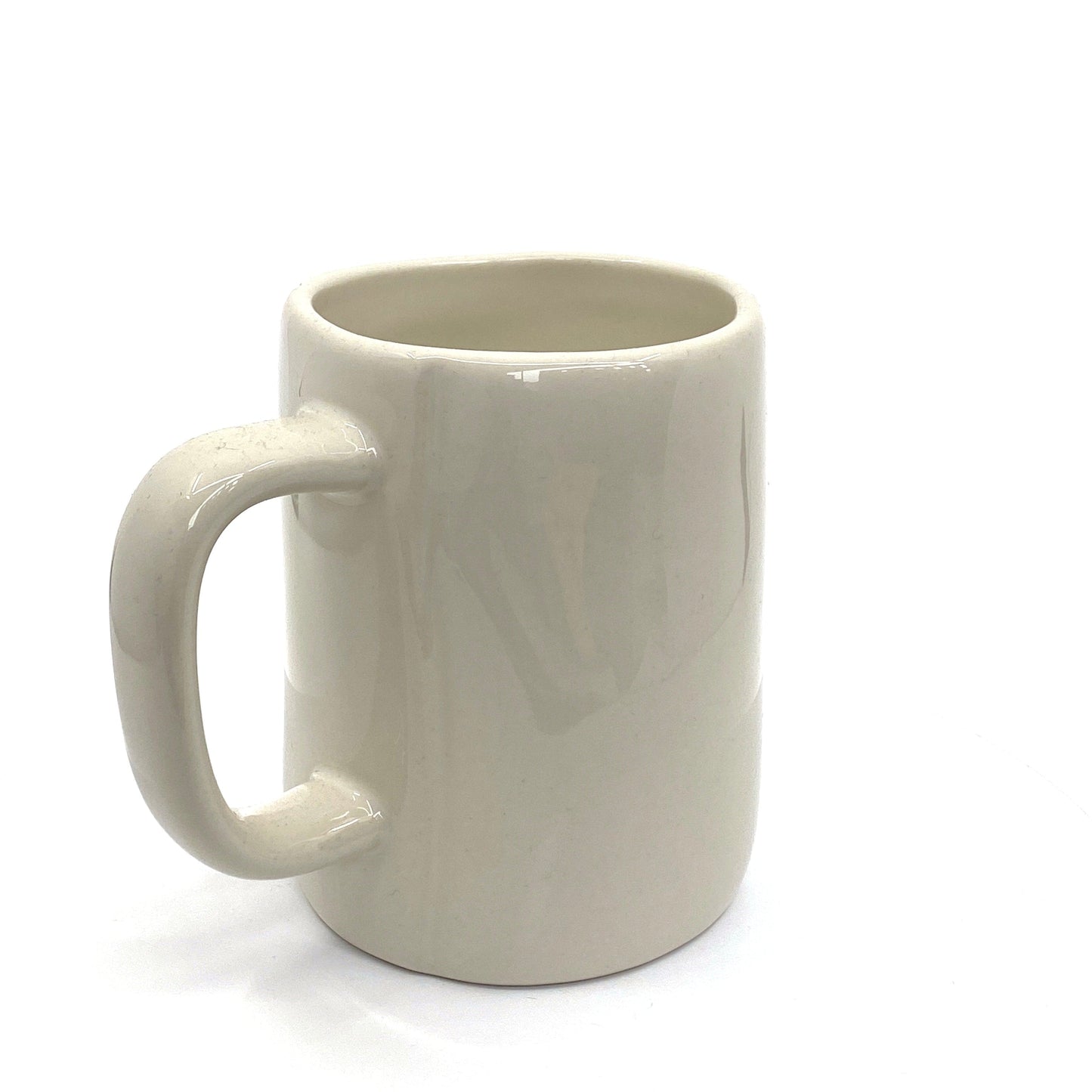 Rae Dunn Artisan Collection ‘GOBBLE’ Large Letter White Coffee Cup Mug By Magenta