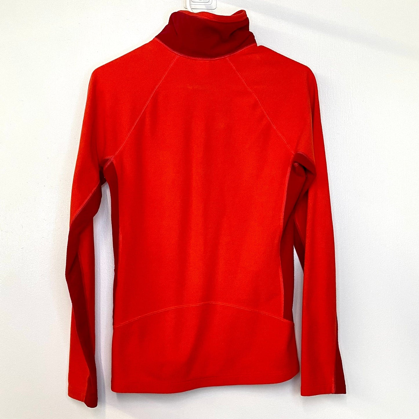 Vibrant The North Face Womens Size S Orange/Purple Fleece ¼ Zip Pullover Sweatshirt Pre-Owned