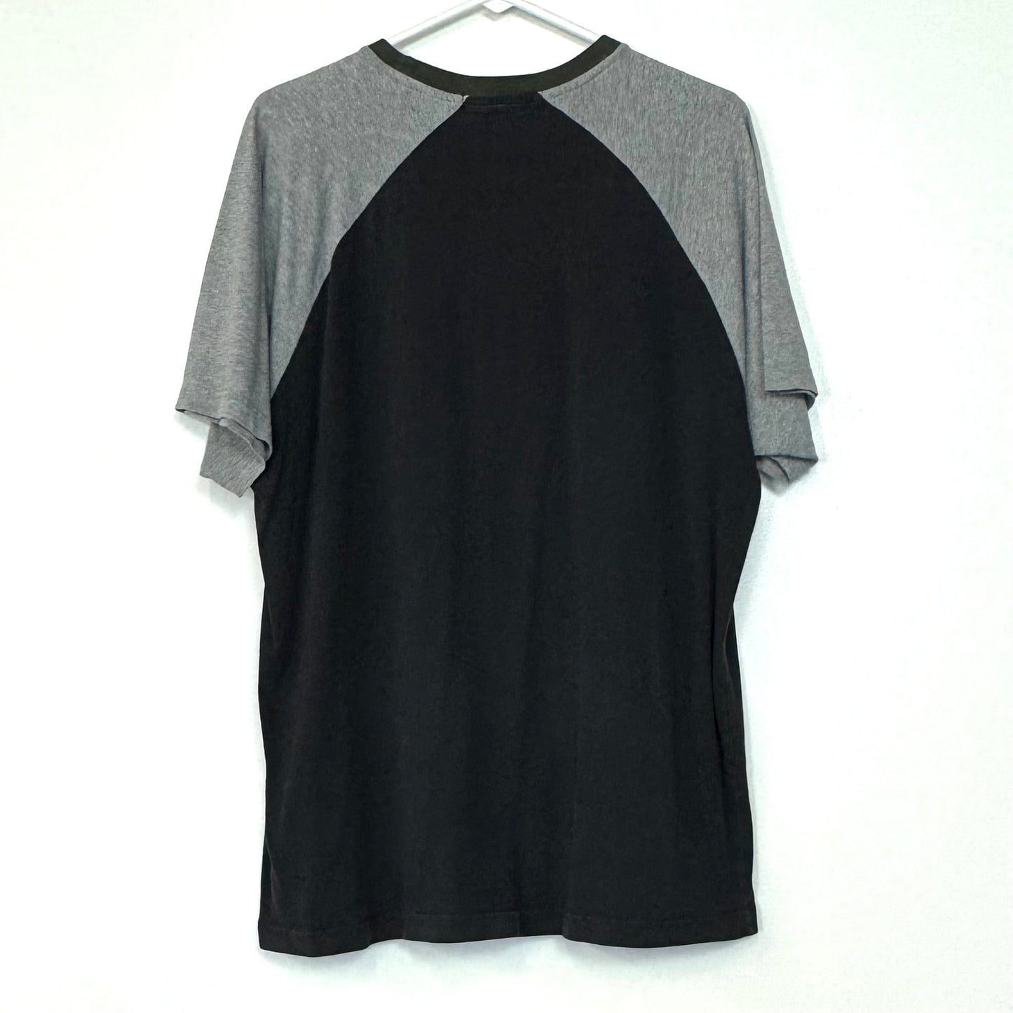 Nautical Competition | Mens Colorblock Raglan T-Shirt | Color: Gray/Gray | Size: M | Vintage