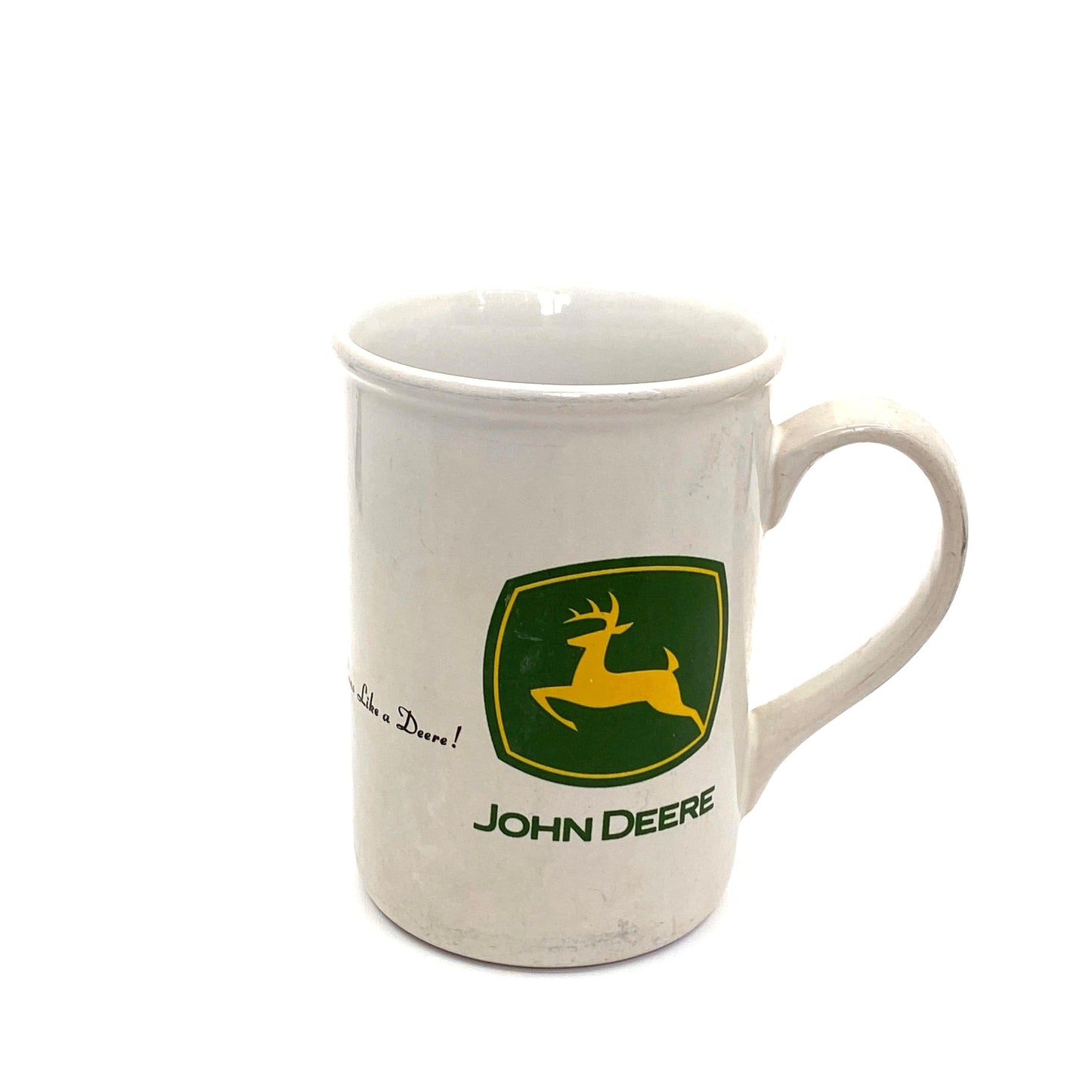 Vintage John Deere Coffee Cup Mug “Nothing runs Like A Deere!” 16 Oz