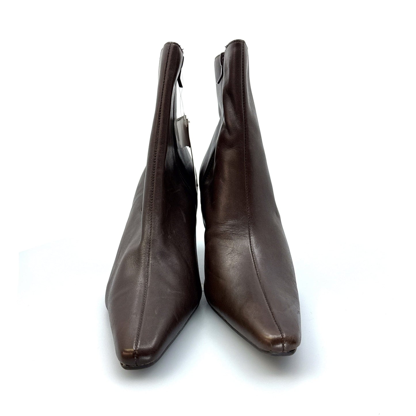 Predictions Womens Size 11 Zip Up Pointed Ankle Heeled Boots NWT