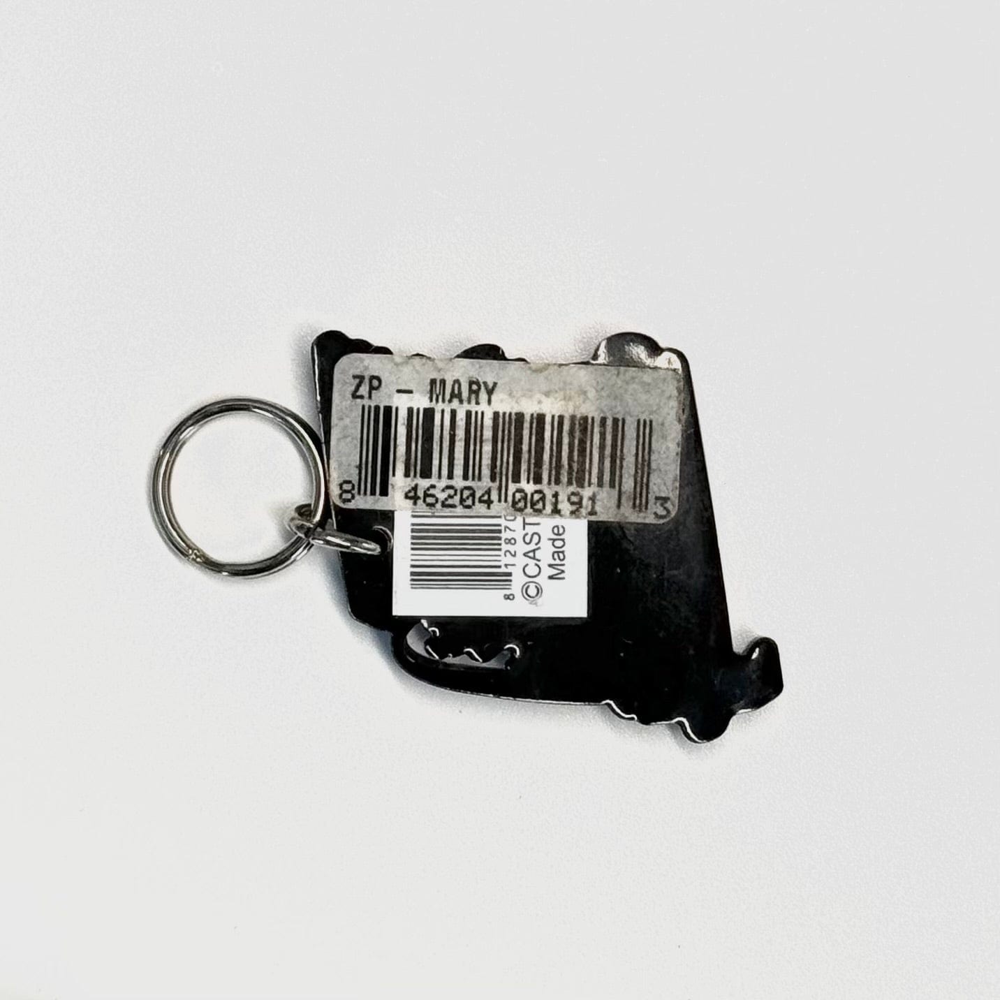 Missouri ‘Mary’ Travel Souvenir Keychain Key Ring Square Clear Soft-Touch Rubber