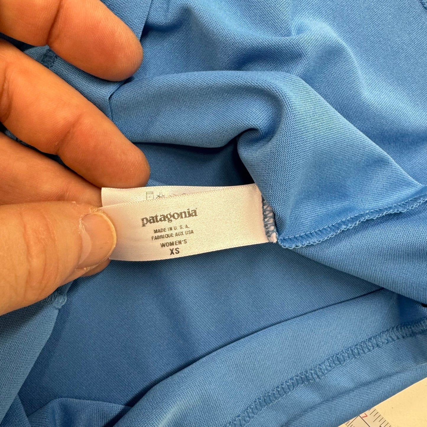 Patagonia | Womens L/s Activewear Top | Color: Light Blue | Size: XS | Pre-Owned