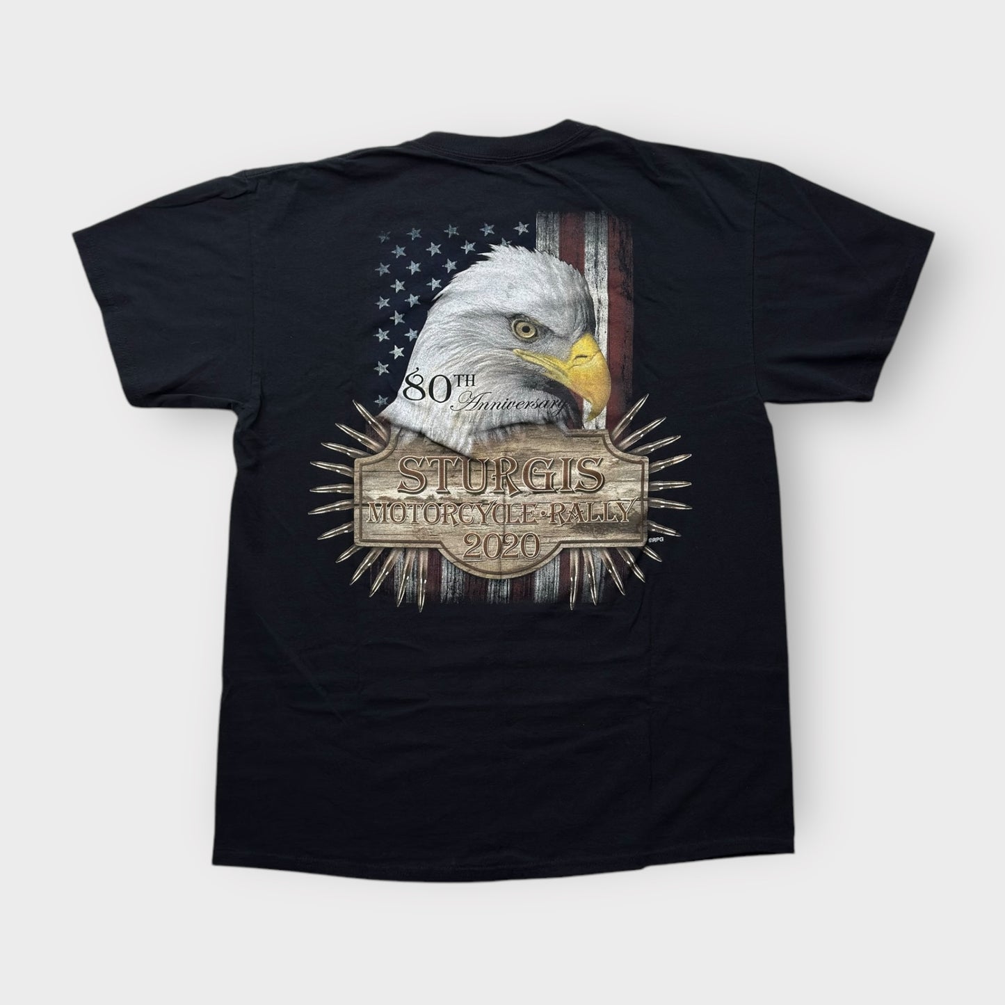 80th Sturgis Motorcycle Rally 2020 Men's T-Shirt - Black - Size L