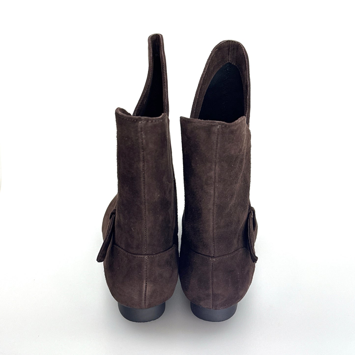 MeToo | Womens Tabitha Suede Ankle Boots | Color: Brown | Size: 9M | NIB