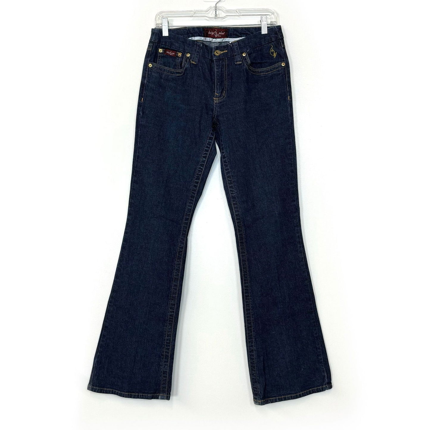 Baby Phat | Womens Wide-Leg Denim Jeans | Color: Blue | Size: 9 | Pre-Owned - | Buy at Parsimony Shoppes