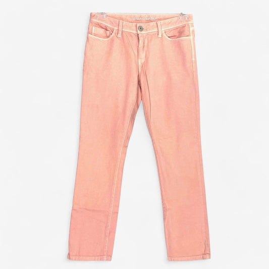 Banana Republic Womens Skinny Fit Denim Jeans – Machine Washable Comfort for Everyday Wear – Size 28 – Pink