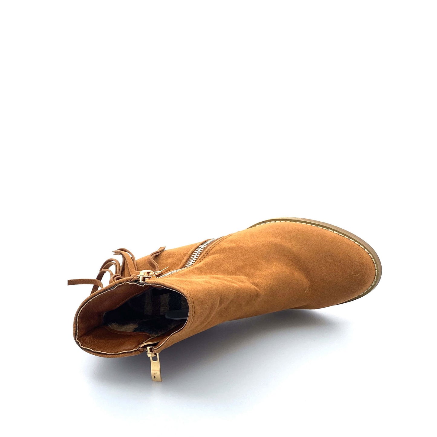 Bella Mare Womens Size 6 Brown Booties Inside Zipper Pre-Owned - | Buy at Parsimony Shoppes