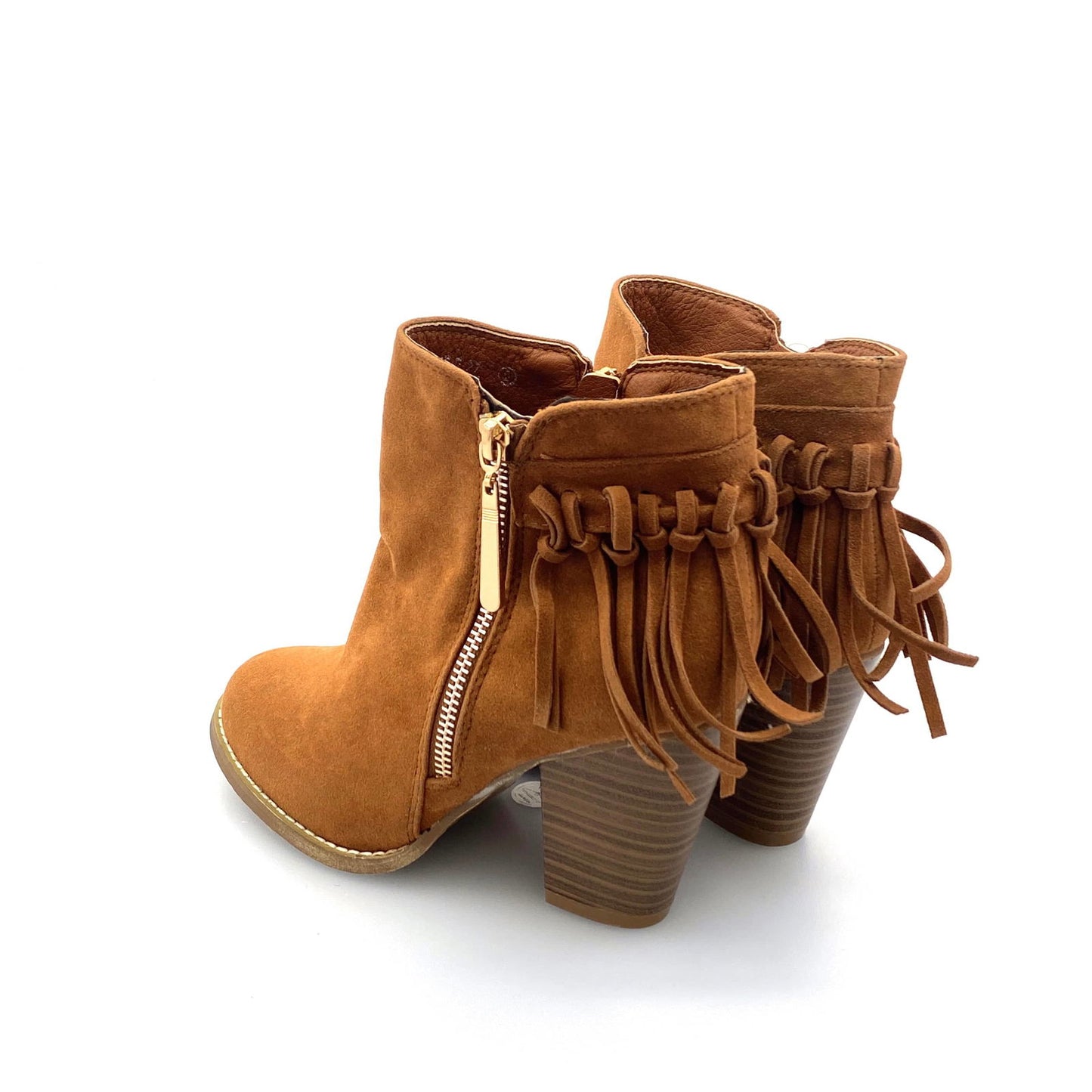 Bella Mare Womens Size 6 Brown Booties Inside Zipper Pre-Owned - | Buy at Parsimony Shoppes