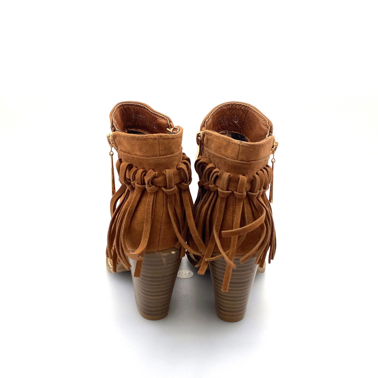 Bella Mare Womens Size 6 Brown Booties Inside Zipper Pre-Owned -  | Buy at Parsimony Shoppes