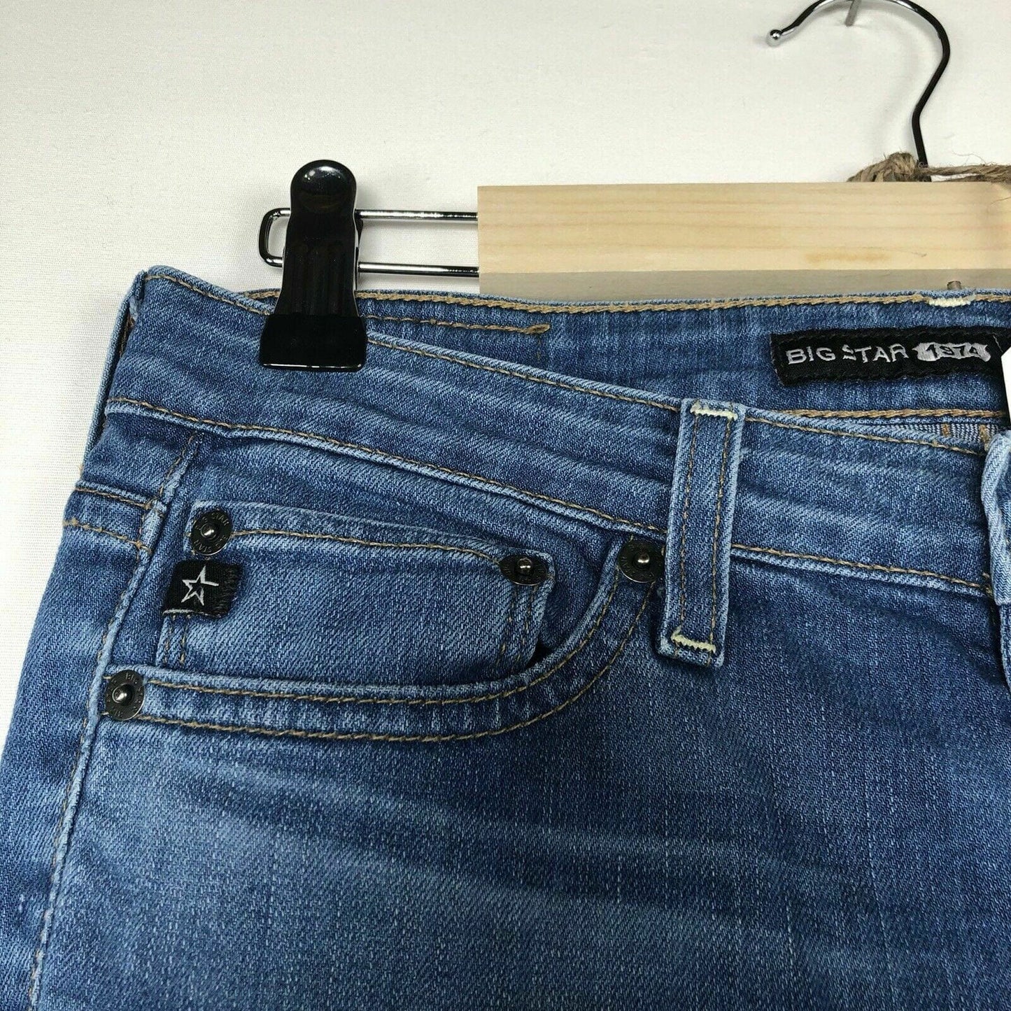 Big Star 1974 Womens Size 26 Alex Mid Rise Skinny Blue Denim Jeans - | Buy at Parsimony Shoppes