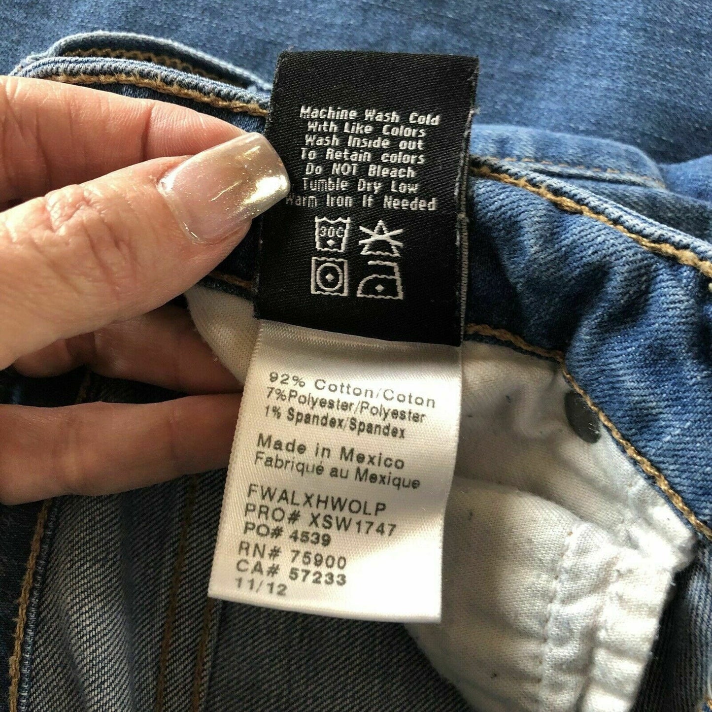 Big Star 1974 Womens Size 26 Alex Mid Rise Skinny Blue Denim Jeans - | Buy at Parsimony Shoppes