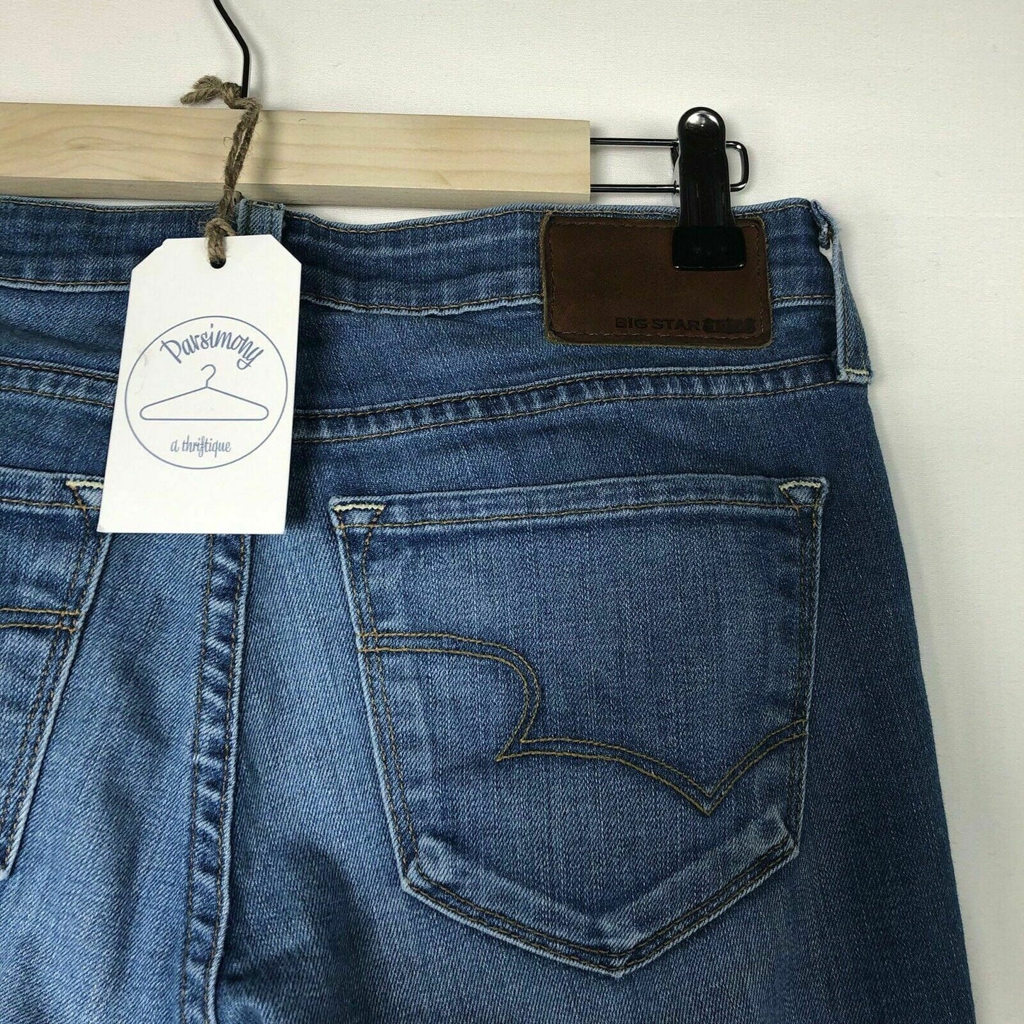 Big Star 1974 Womens Size 26 Alex Mid Rise Skinny Blue Denim Jeans - | Buy at Parsimony Shoppes