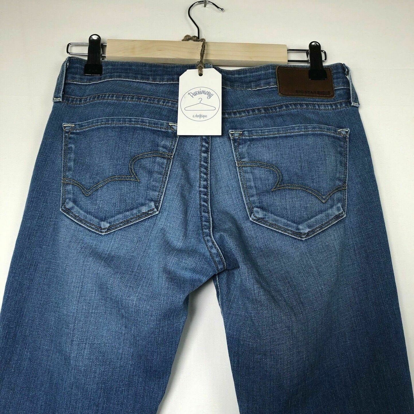 Big Star 1974 Womens Size 26 Alex Mid Rise Skinny Blue Denim Jeans - | Buy at Parsimony Shoppes