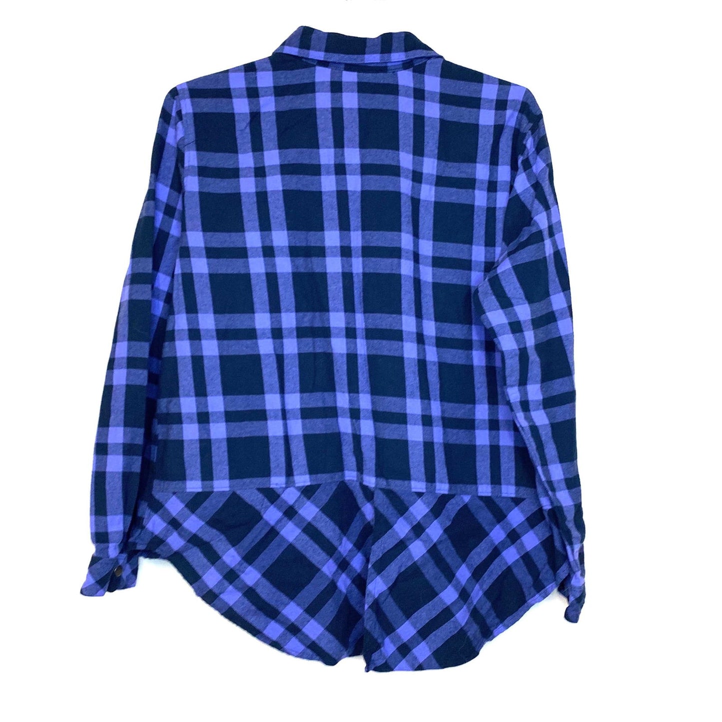 Bit & Bridle Womens Size XL Black Purple Plaid Western Shirt Split-Tail L/s Pre-Owned - | Buy at Parsimony Shoppes