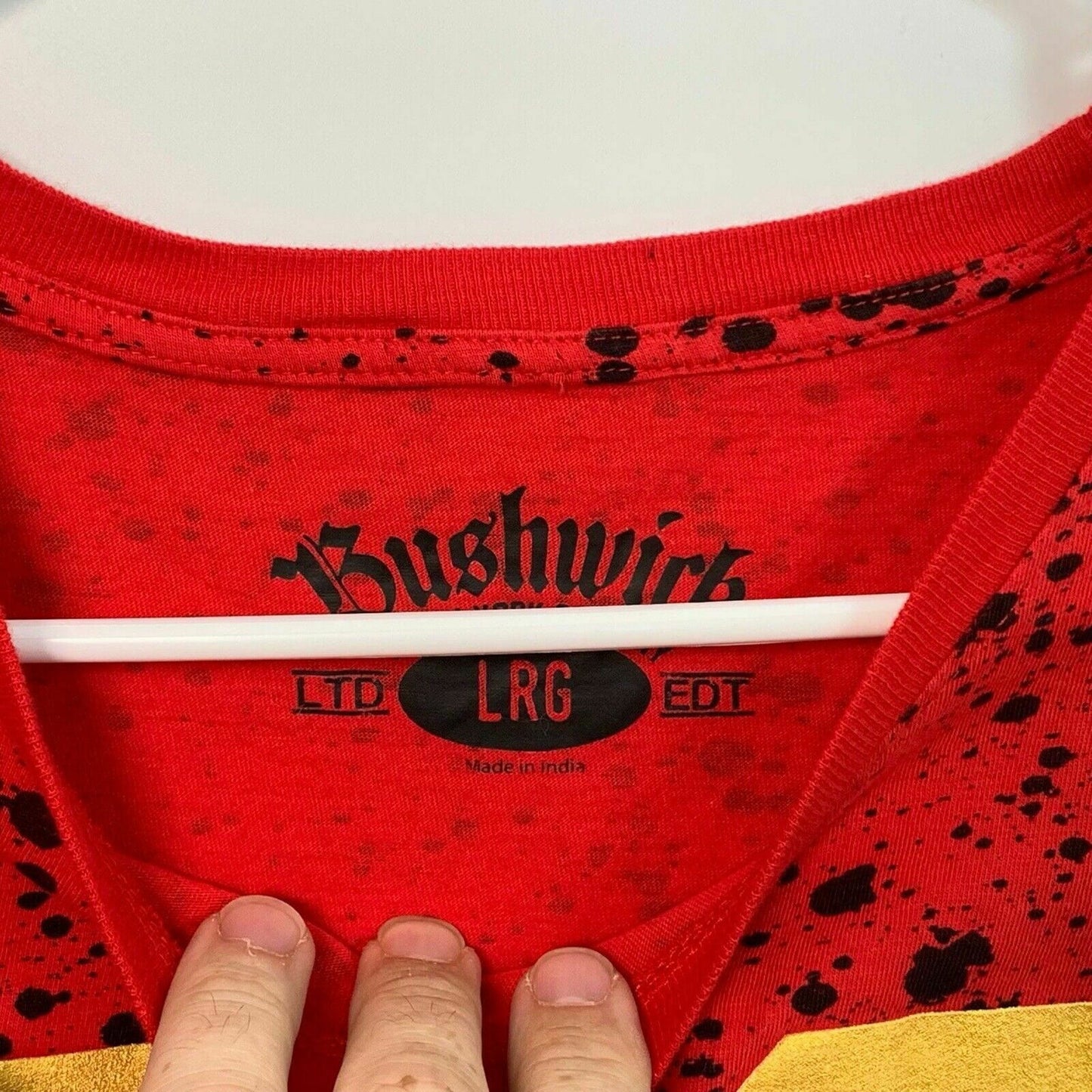 Bold & Vibrant Bushwick Mens "23" Graphic T-Shirt - Red, Size L - | Buy at Parsimony Shoppes