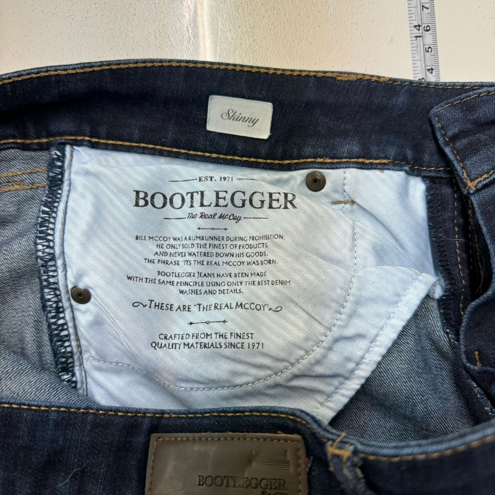 Bootlegger | Womens Denim Skinny Jeans | Color: Blue | Size: 31/31 | Pre-Owned -  | Buy at Parsimony Shoppes