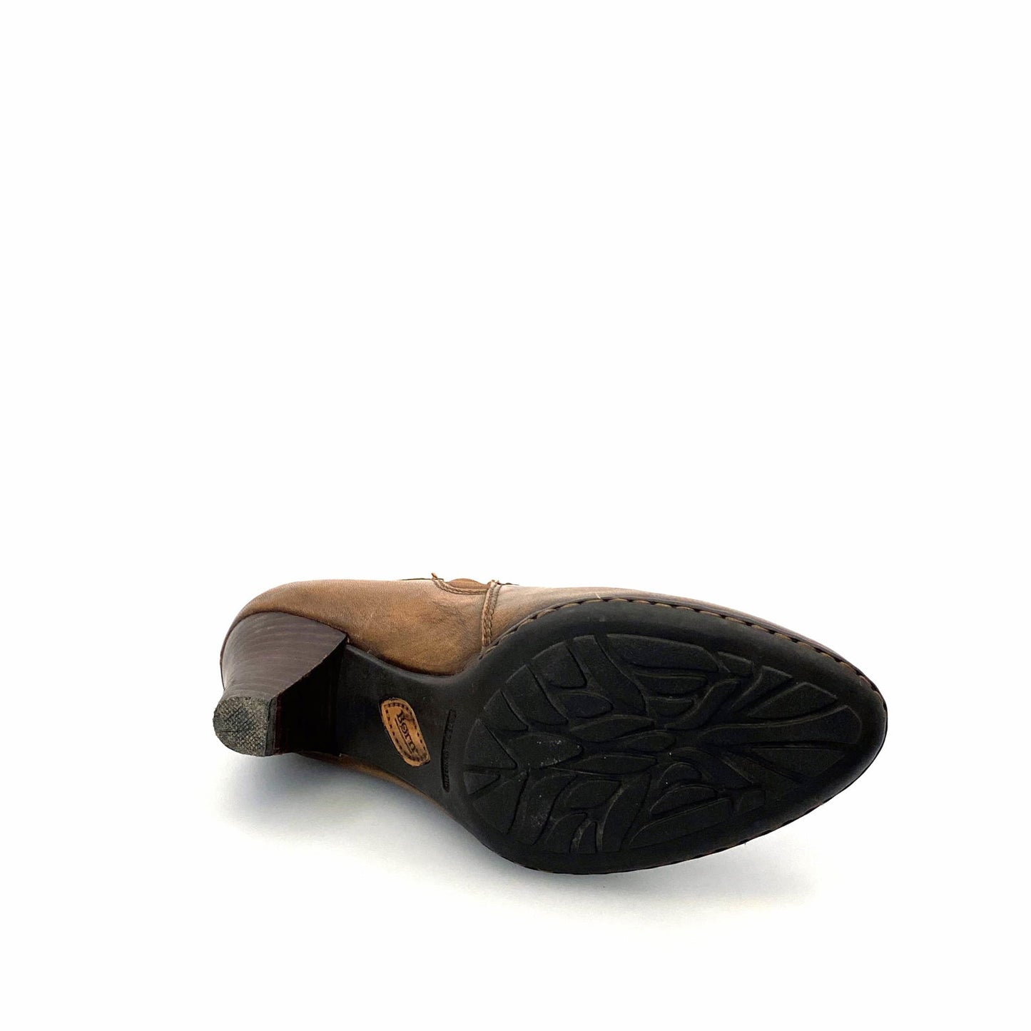 Born Womens "Tanya" Size 7.5M / 38.5 Marrone Brown Leather Ankle Booties - | Buy at Parsimony Shoppes