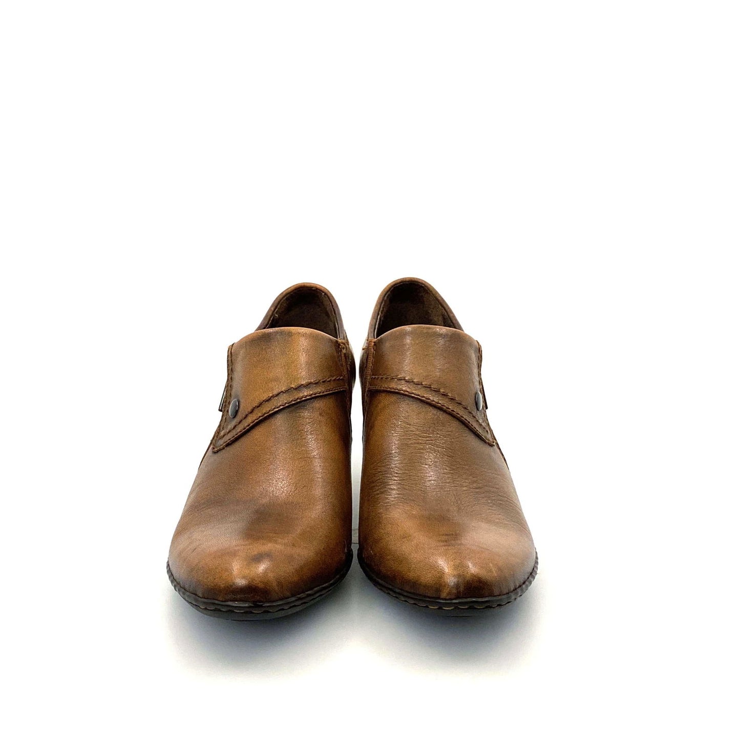 Born Womens "Tanya" Size 7.5M / 38.5 Marrone Brown Leather Ankle Booties - | Buy at Parsimony Shoppes