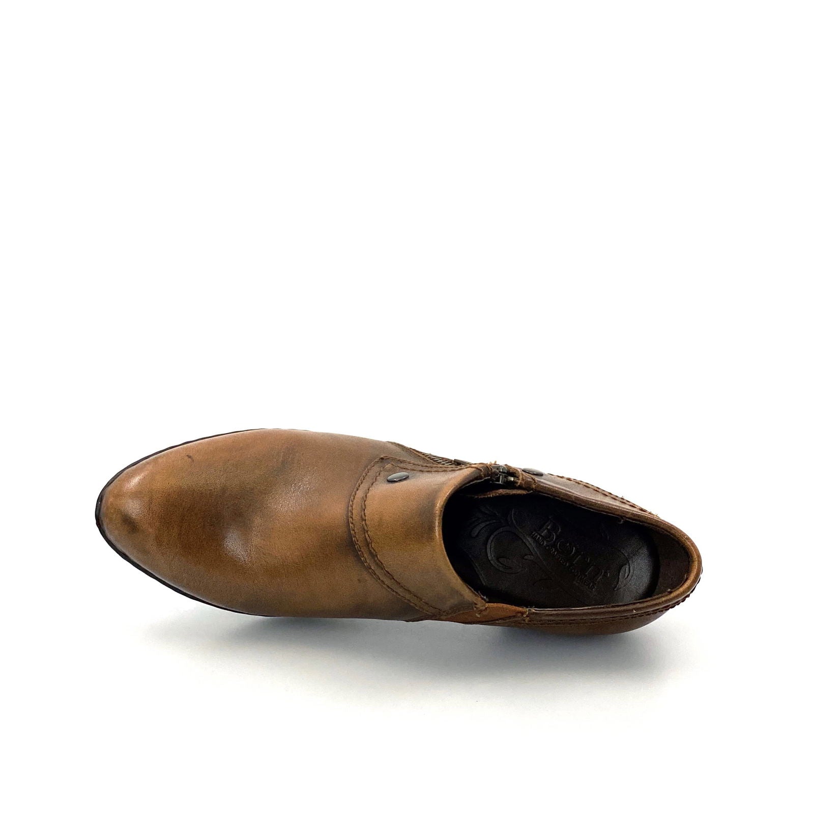 Born Womens "Tanya" Size 7.5M / 38.5 Marrone Brown Leather Ankle Booties -  | Buy at Parsimony Shoppes