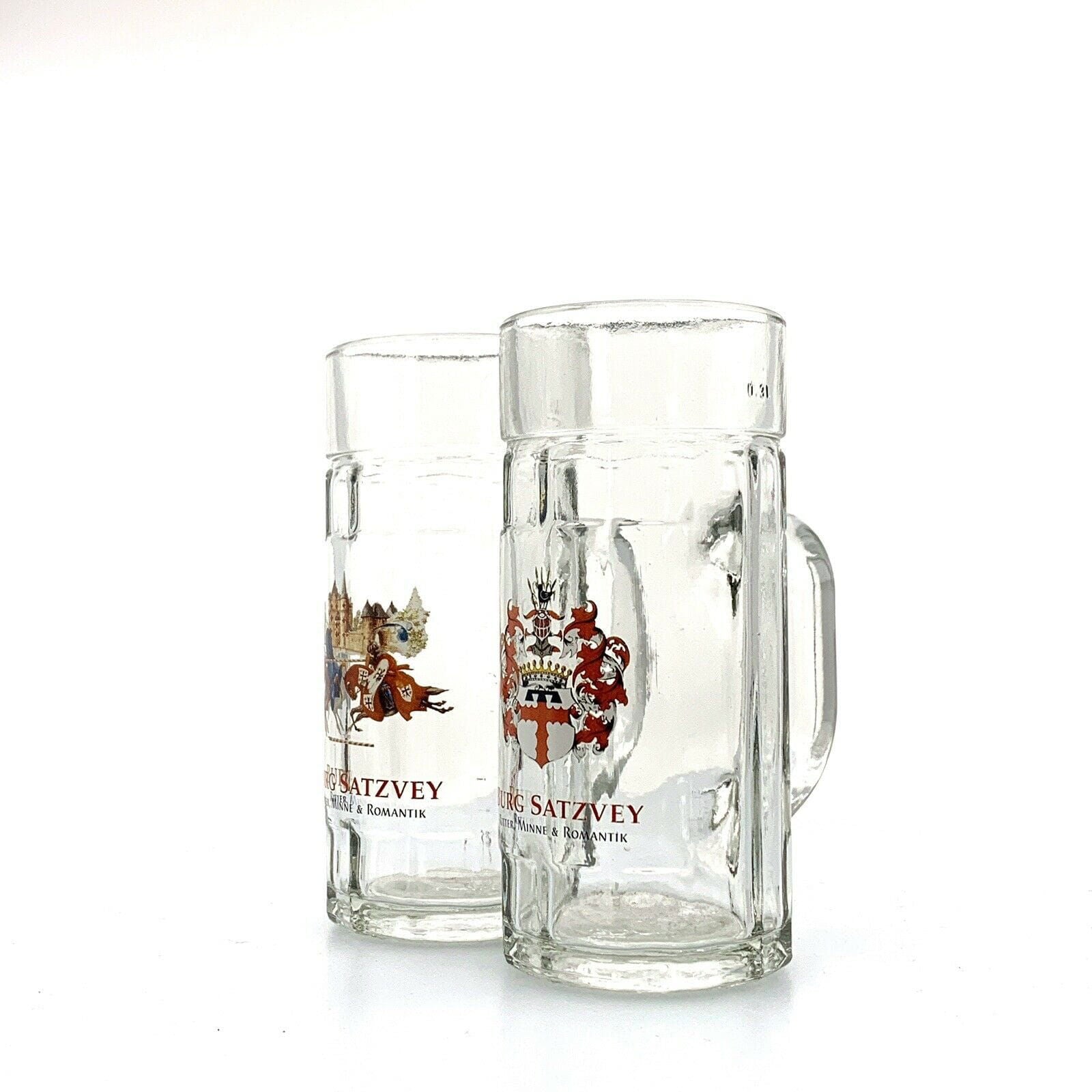 Burg Satzvey Mechernich, Germany Castle Souvenir 0.3L Glass Mugs - Set Of 2 -  | Buy at Parsimony Shoppes