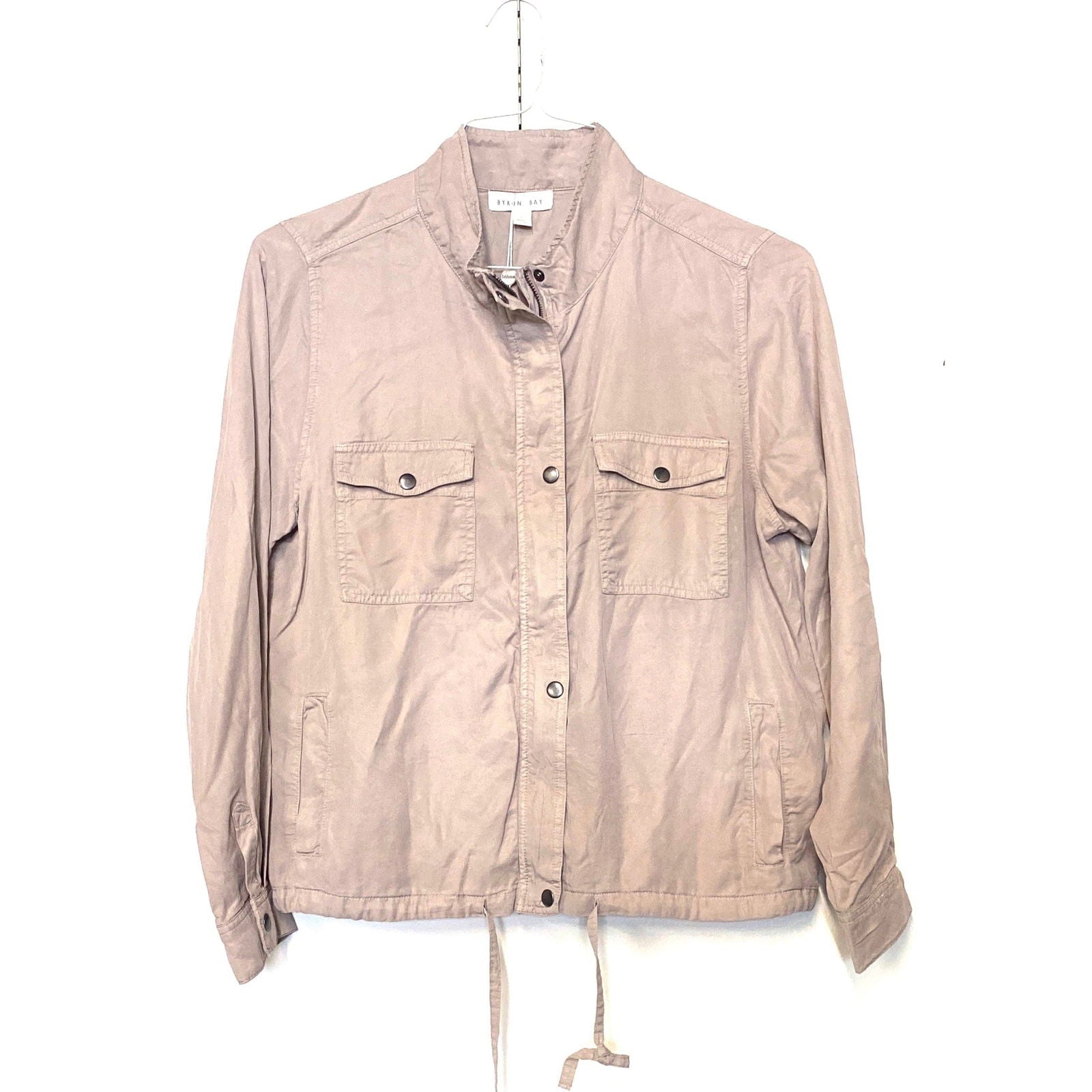 Lightweight Beige Women s Jacket Byron Bay Long Sleeve Casual Parsimony Shoppes