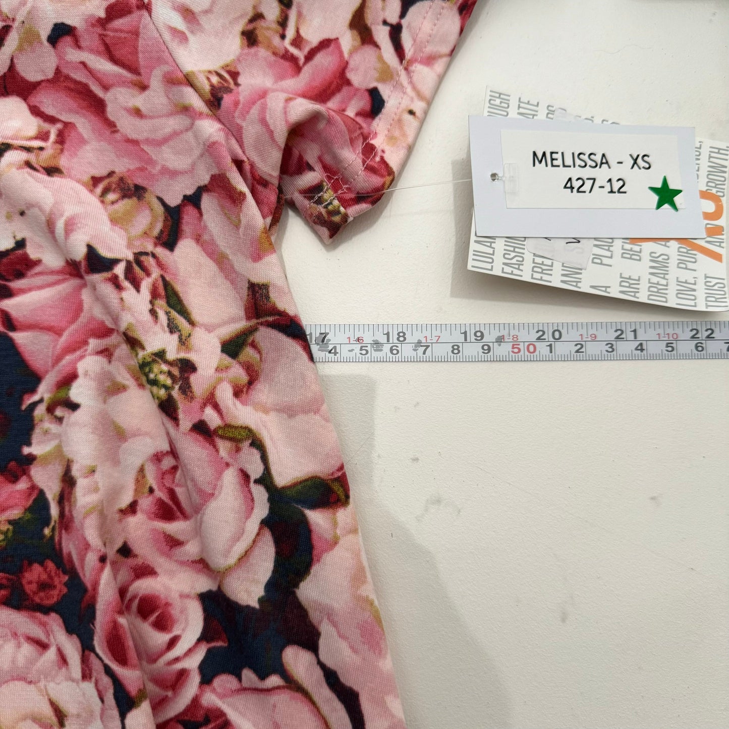 LuLaRoe Vault | Melissa Tunic | Size: XS | Color: Pink | Floral | NWT