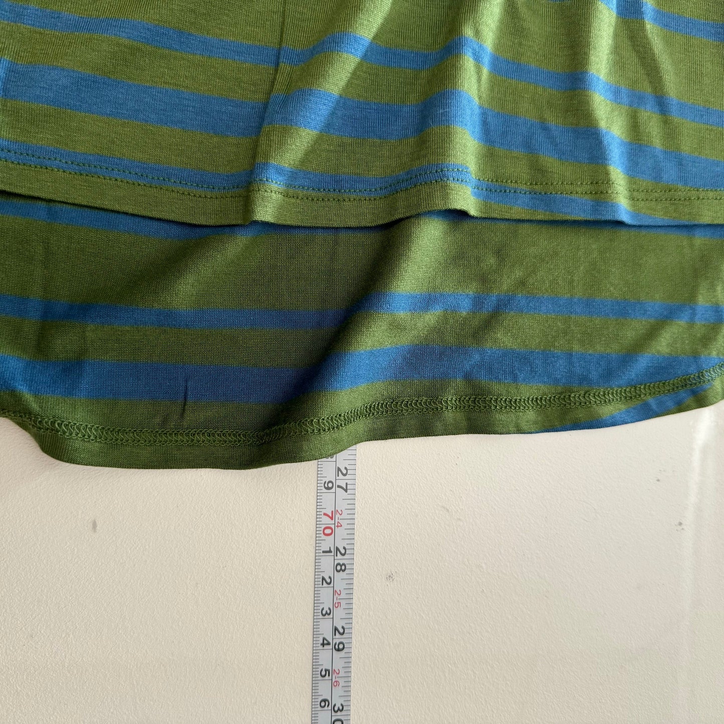 LuLaRoe Vault | Classic T | Color: Green/Blue | Size: S (6-8) | Striped | NWT