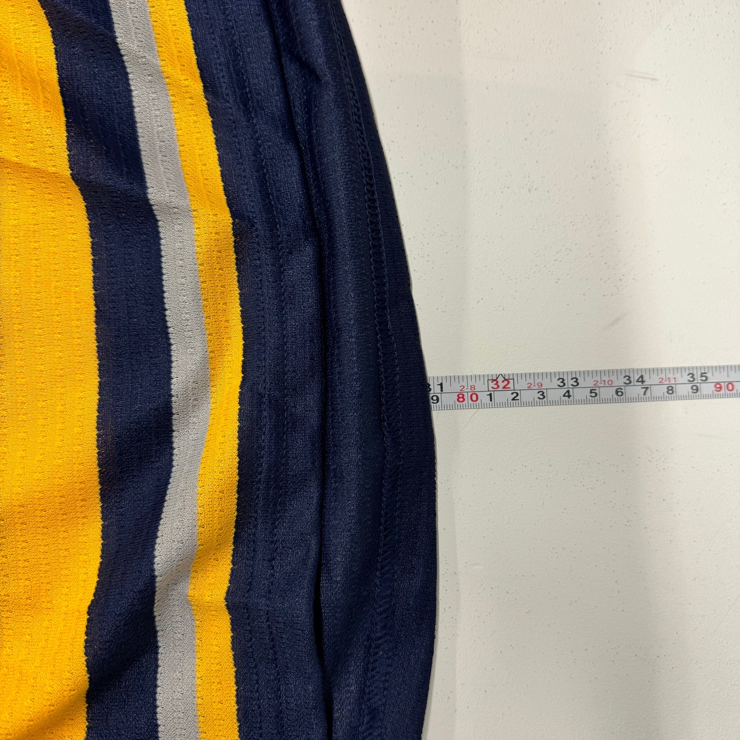 Players Bench | SP flo-Knit Tie-Neck Hockey Jersey | Color: Blue/Gold | Size: L | NEW