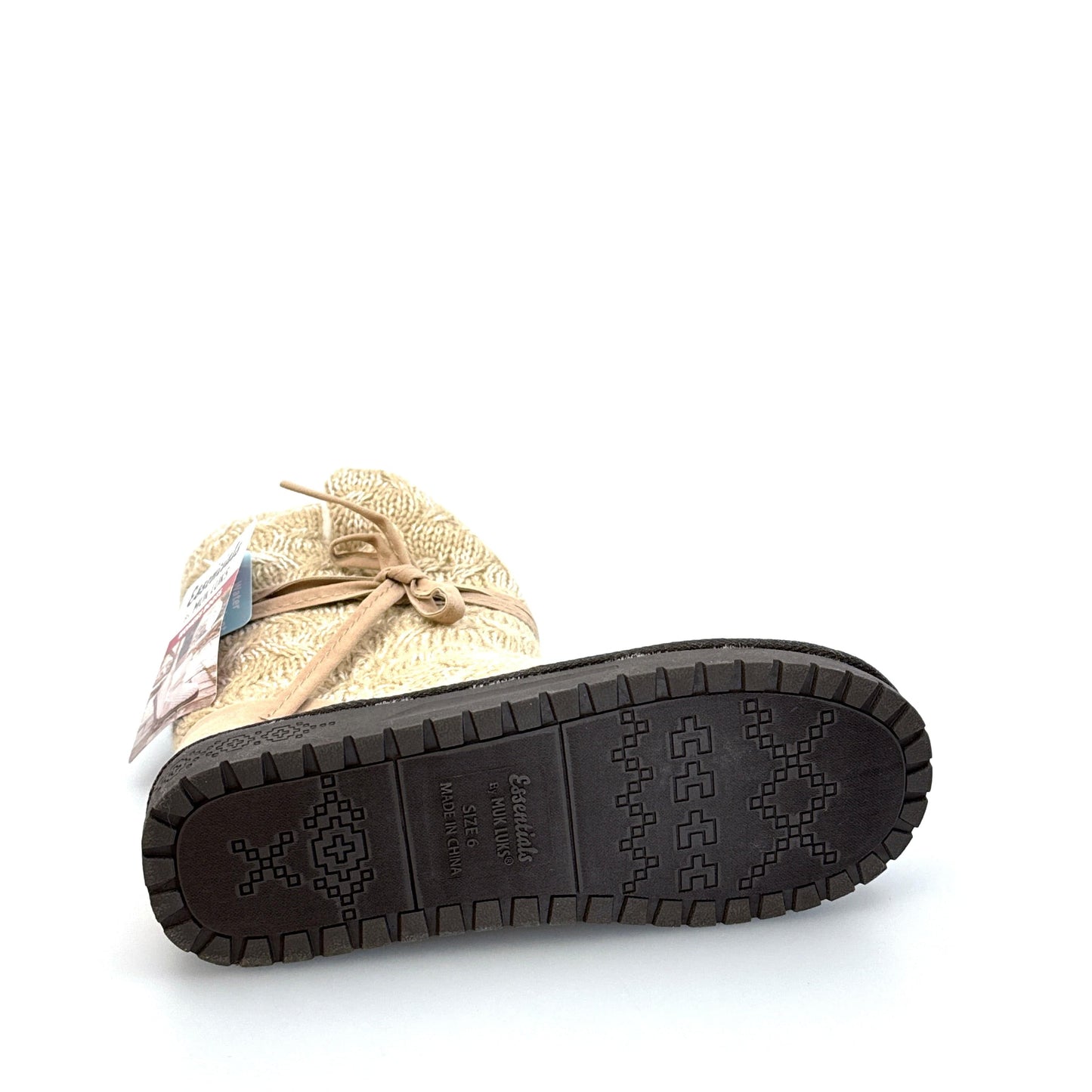 Muk Luks Essentials | Womens Clementine Boot | Color: Beige/Fawn Marl | Size: 6 | NWT