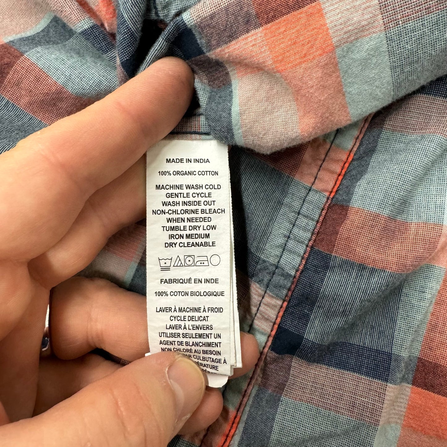 Prana | Mens S/s Plaid Button-Up Casual Shirt | Color: Gray/Black | Size: XX-Large | Pre-Owned