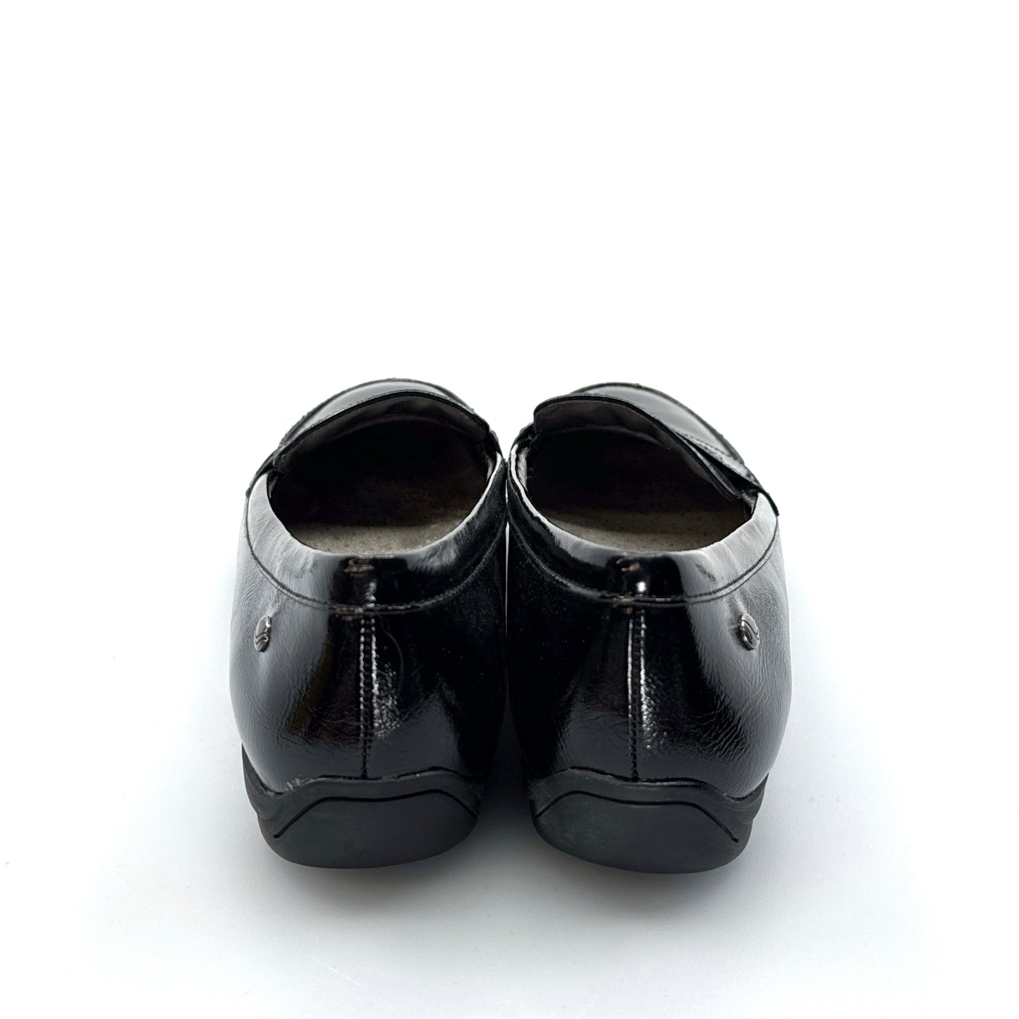 LifeStride | Womens Patent Leather Loafers | Color: Black | Size: 10M | EUC