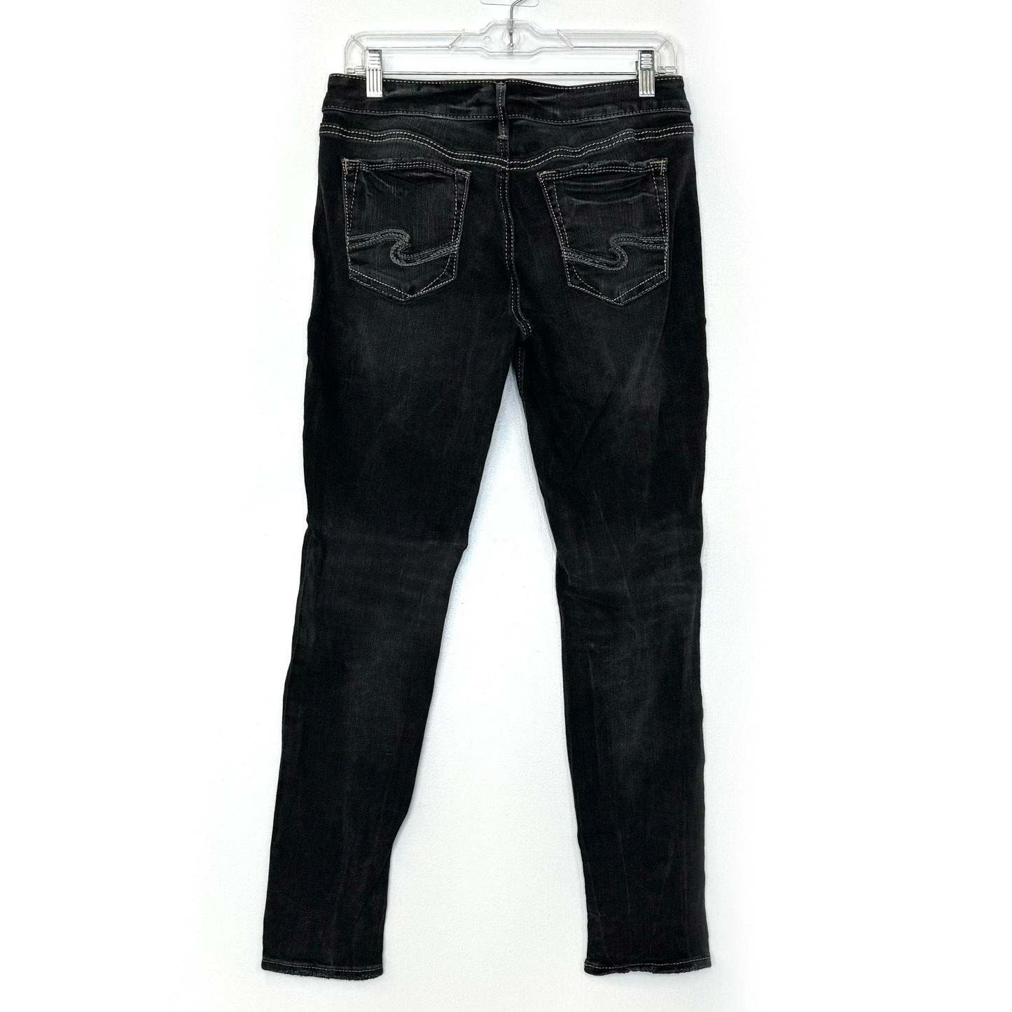 Silver Jeans Women's Aiko Skinny Denim Jeans - Size 29/29 - Gray