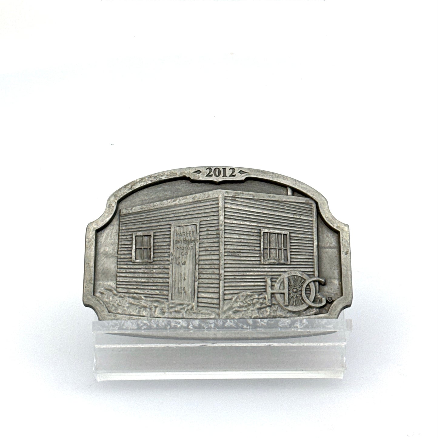 Harley-Davidson Owners Group | 2012 Pewter Medallion Plaque | Color: Silver | EUC