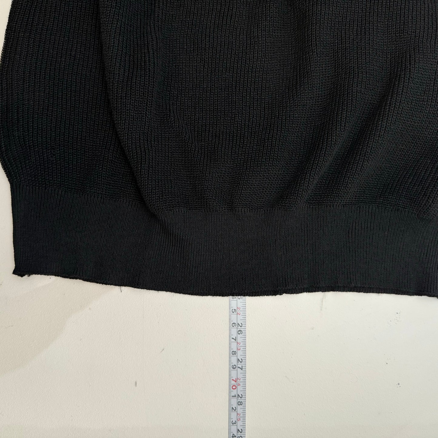 LuLaRoe Vault | LIZZY Long Sleeve Mesh Sweater | Size: L (12-14) | Black | Solid | NWT
