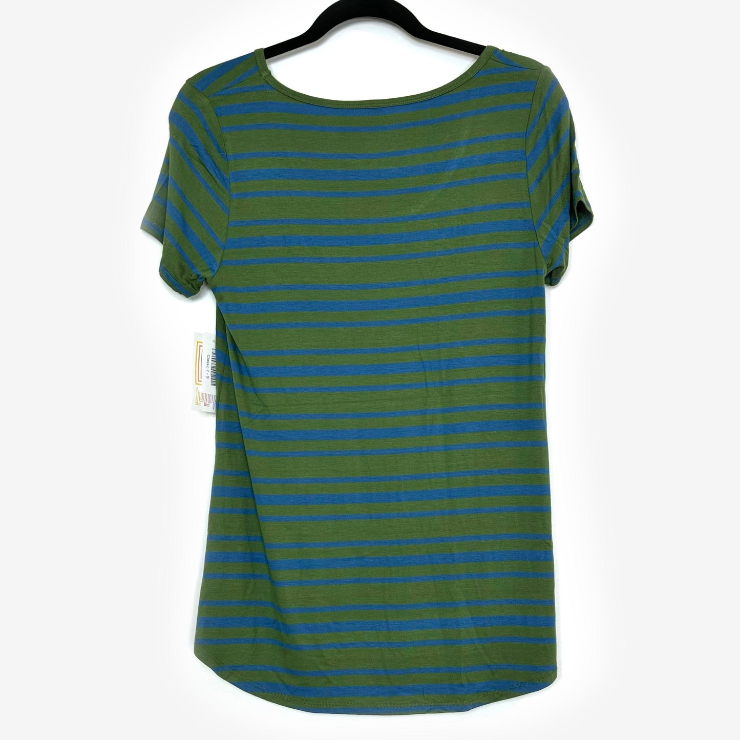 LuLaRoe Vault | Classic T | Color: Green/Blue | Size: S (6-8) | Striped | NWT