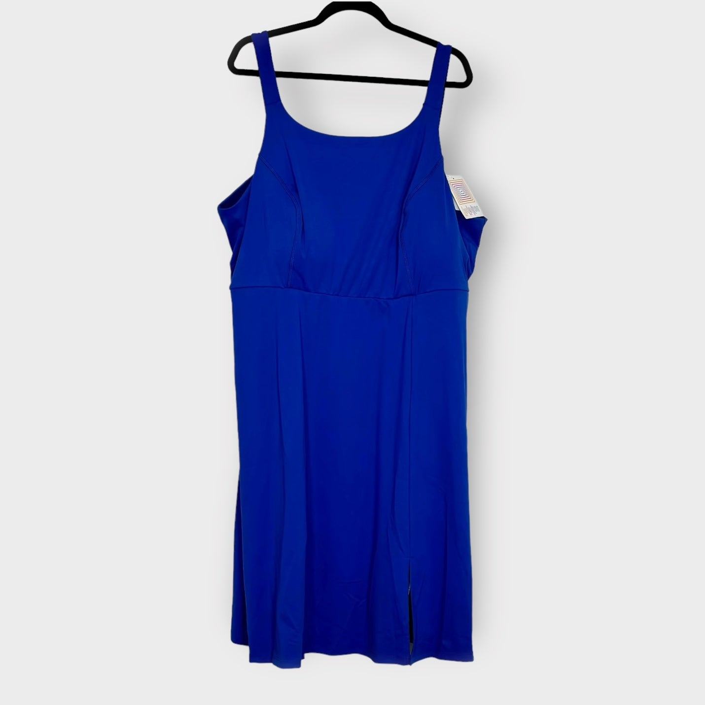 LuLaRoe | Navy Cross Back Dress | 3XL (24-26) | Royal Blue | Solid | NWT