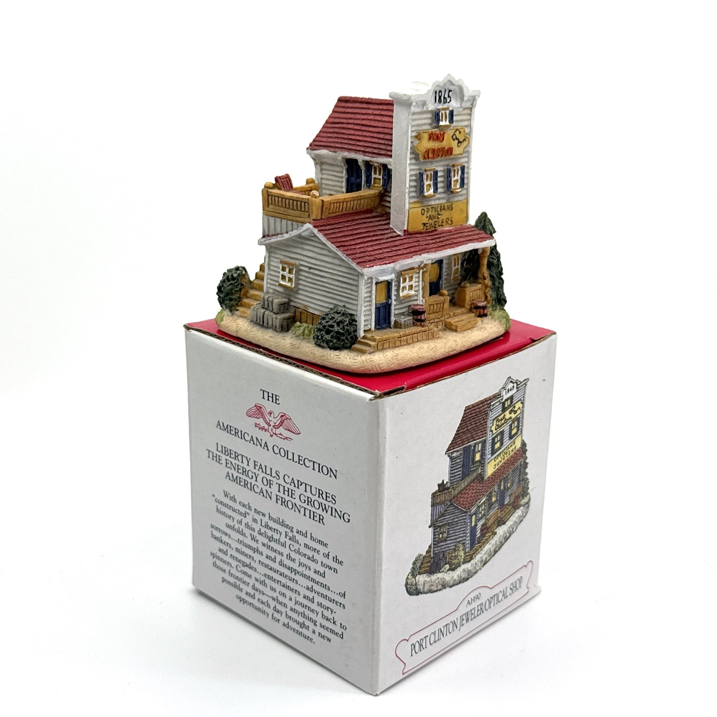 Port Clinton Jeweler / Optical Shop | Liberty Falls Americana Collection - AH90 | 1995 | EUC Original Box