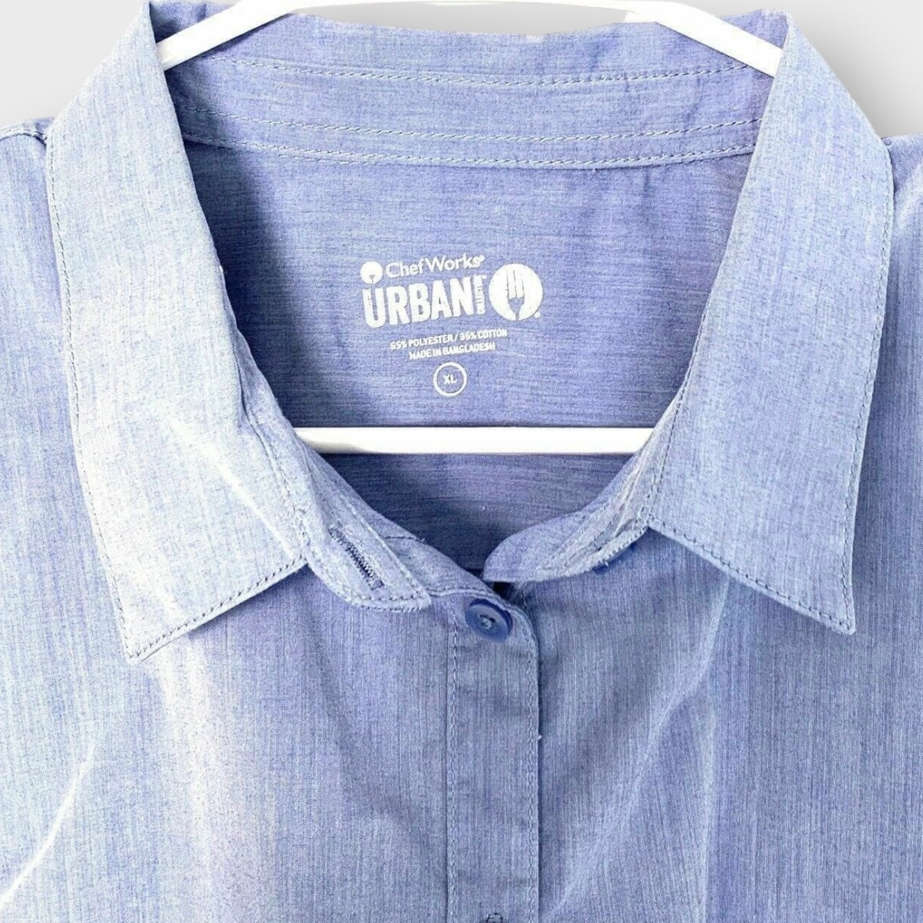 Chef Works Women's Chambray Long Sleeve Shirt | Urban Collection | Size XL