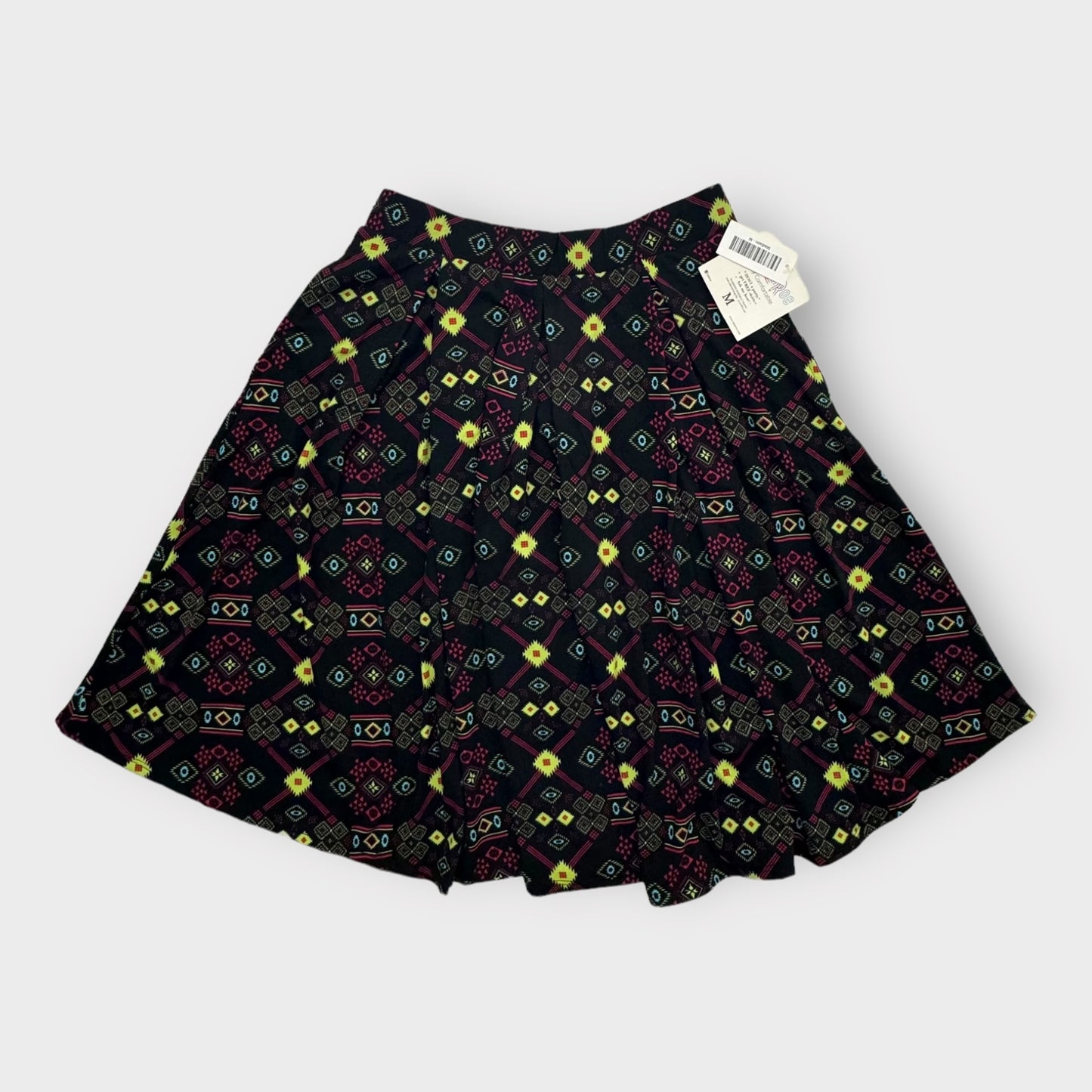 LuLaRoe Madison Pleated Skirt w/Pockets | M (10-12) | Neon Southwestern | NWT