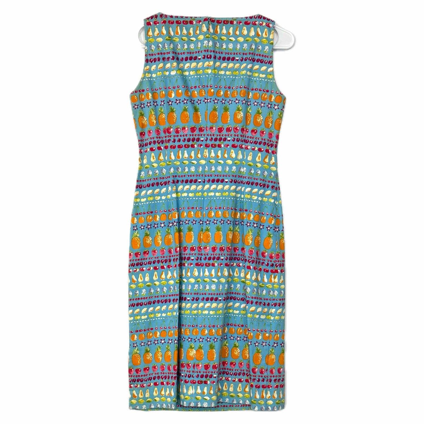 Harold’s | Womens Fruit Mini Dress | Color: Multicolor/Blue | Size: 0 | Pre-Owned | Vintage