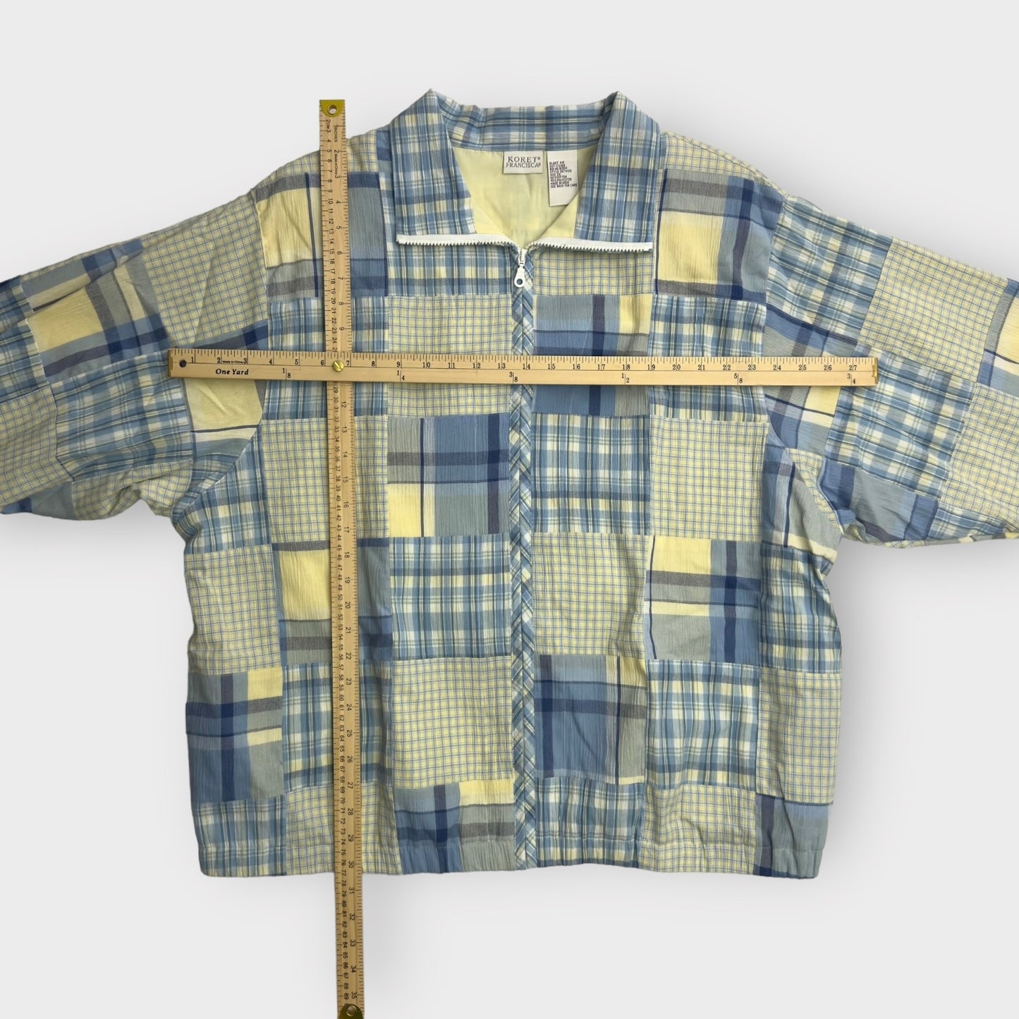 Koret Francisca Women's Patchwork Jacket - 2X - Full Zip - Vintage NWT