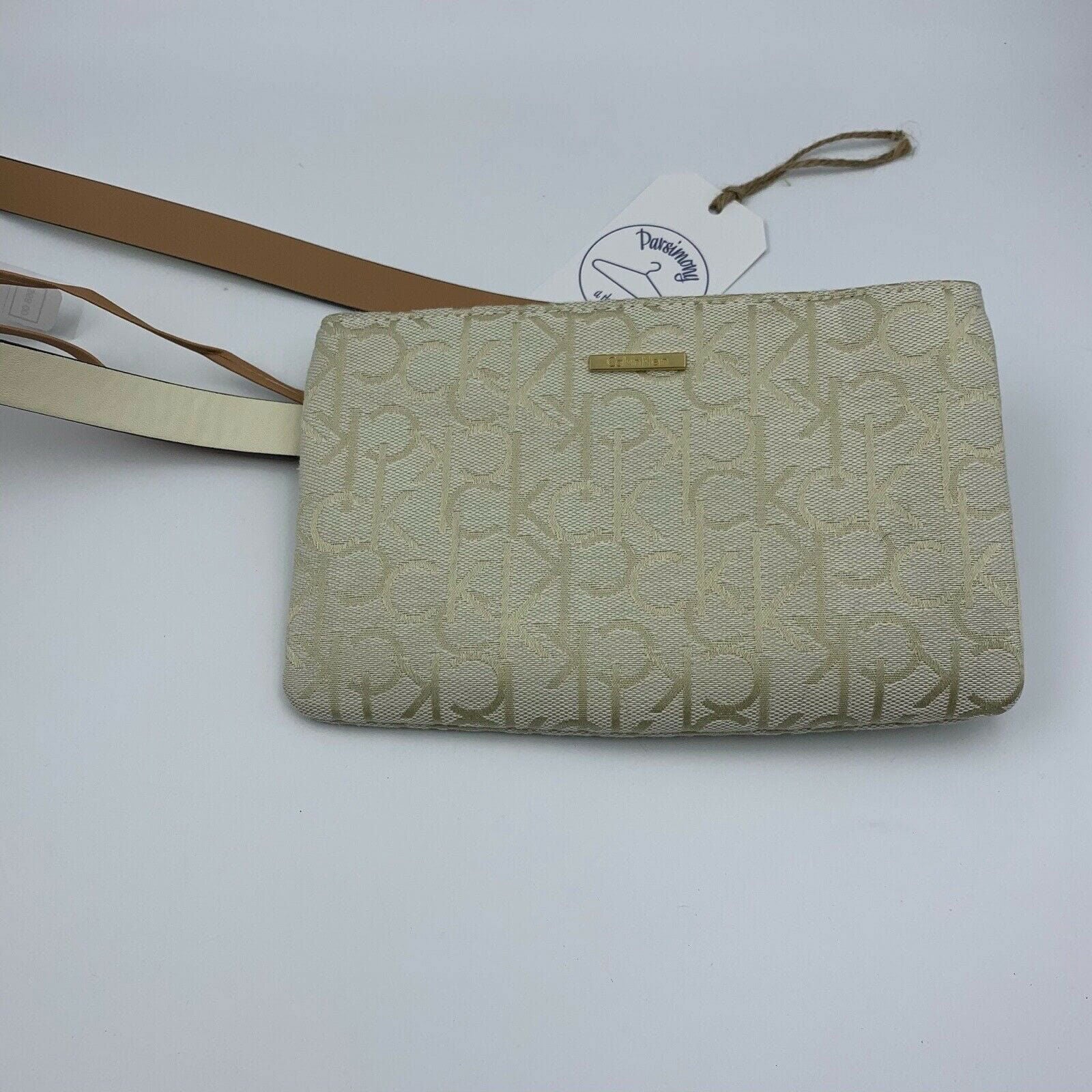 CK Calvin Klein Ivory & Gold Convertible Crossbody - Fanny Pack Purse NWT -  | Buy at Parsimony Shoppes